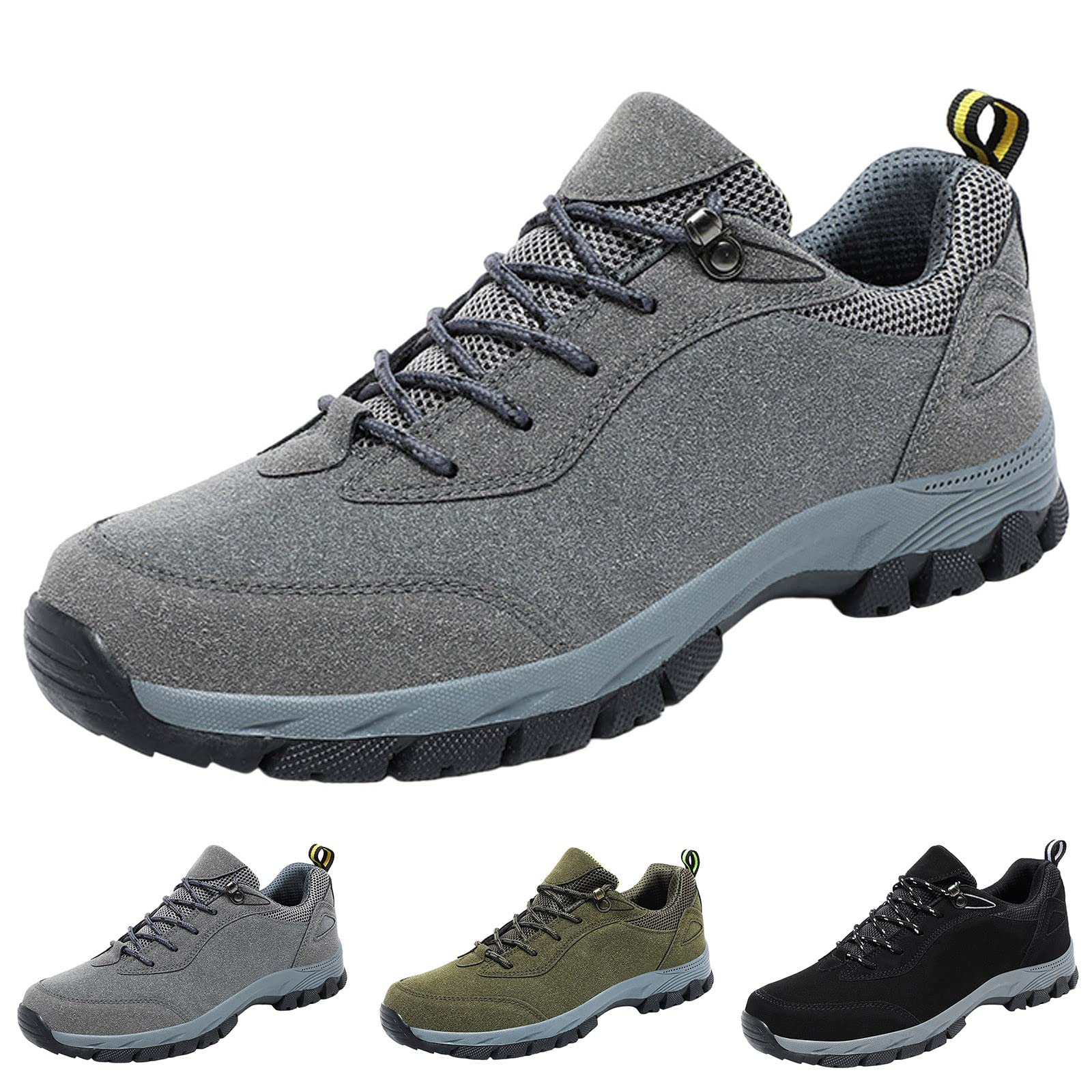 Men's Fashion Sneakers - Breathable Summer Sports Shoes with Soft & Thick Non-Slip Sole - Outdoor Hiking & Mountaineering Shoes - Comfortable Wide Width (Size 11) for Walking, Running & Daily Wear