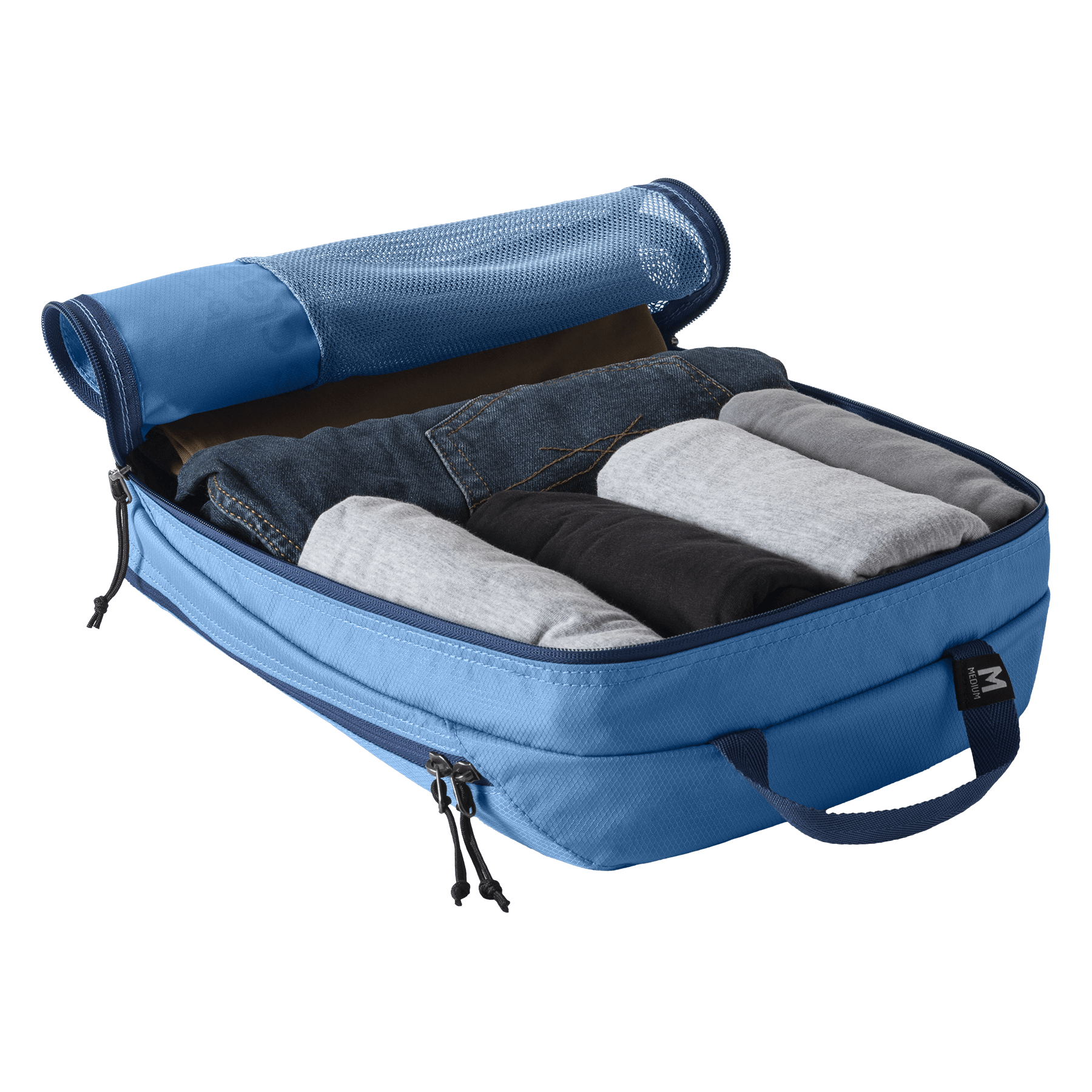 Eagle Creek Pack It Reveal Clean/Dirty Cube M - Travel Organizer for Clothes, Toiletries & Essentials - Perfect for Suitcase, Backpack & Carry-On Luggage Organization