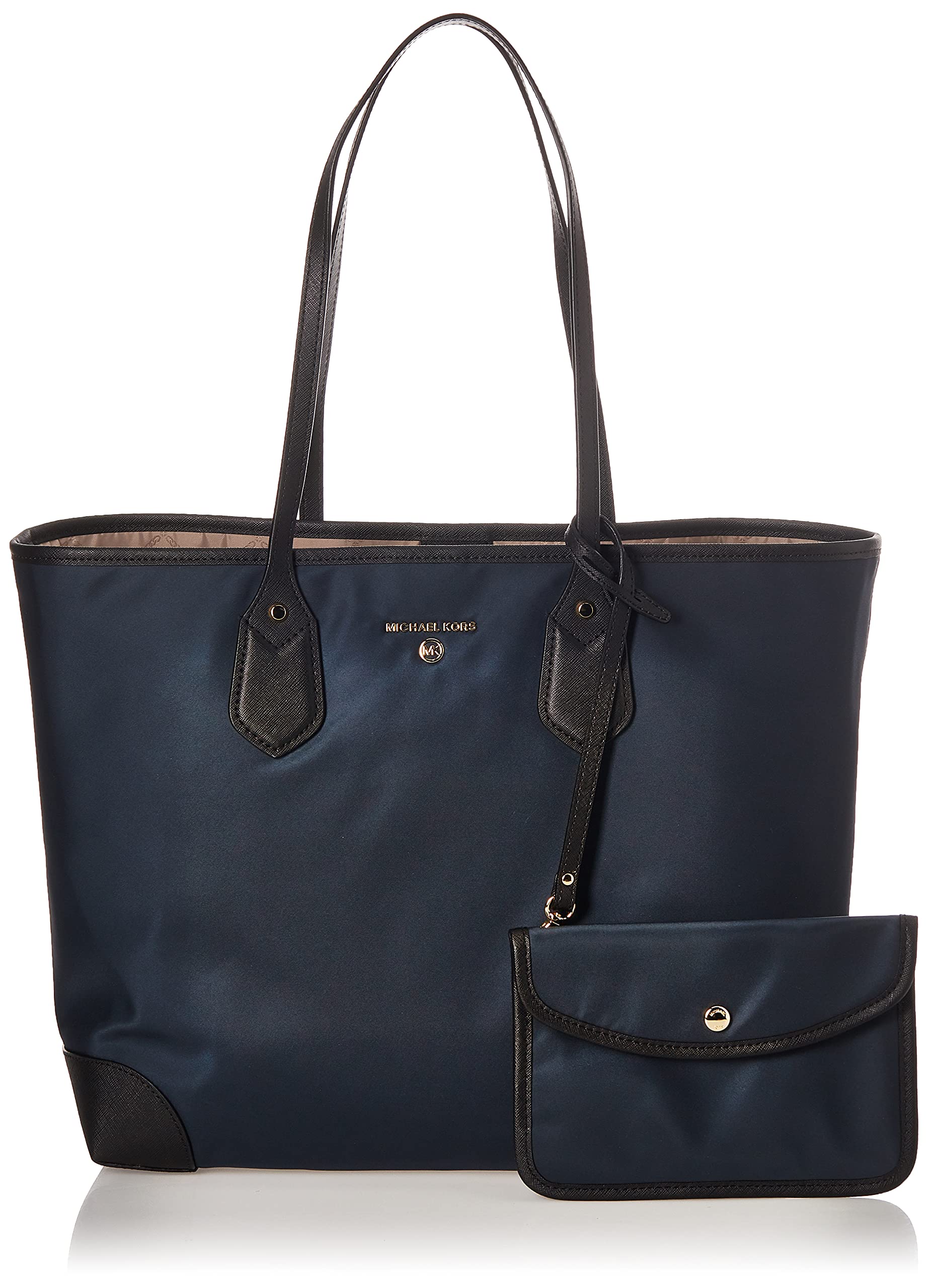 MICHAEL Michael Kors Eva Large Navy Multi Tote Bag for Women - Spacious Designer Handbag Perfect for Work, Travel & Everyday Use