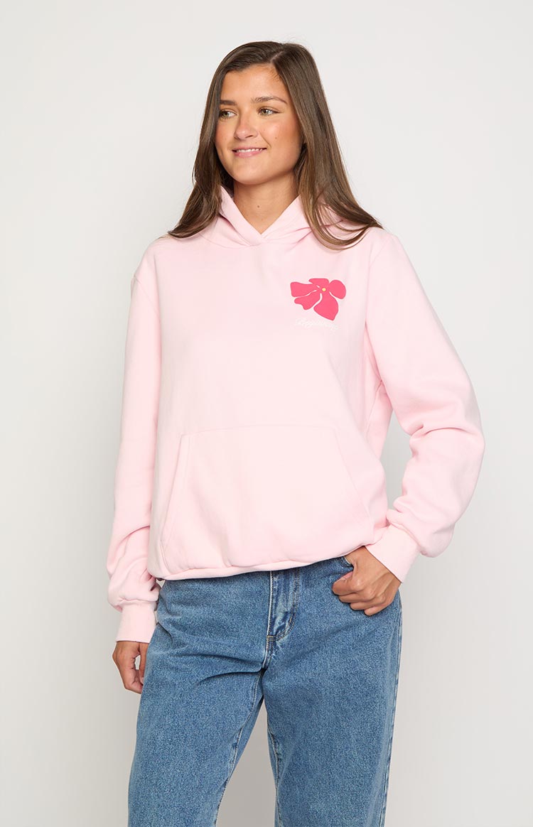 Beginning Pink Hawaii Hoodie - Soft & Cozy Pullover Sweatshirt for Women | Perfect for Casual Wear, Travel & Loungewear