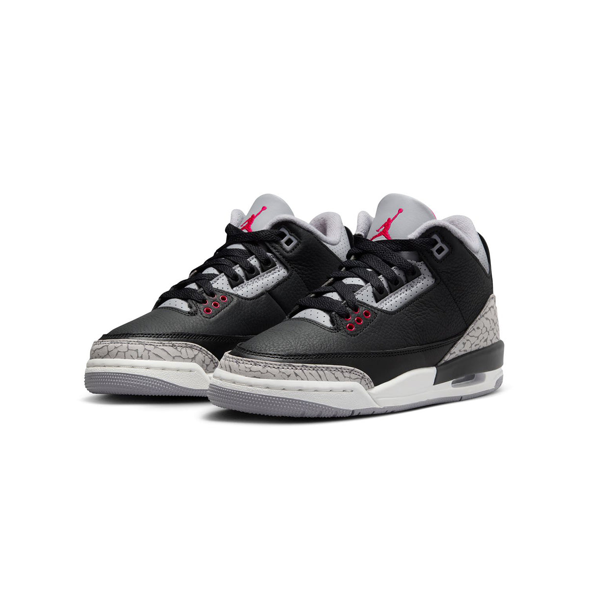 Air Jordan 3 Retro 'Black Cement' Kids Basketball Shoes - Stylish Sneakers for Boys & Girls - Perfect for School, Sports, and Casual Wear