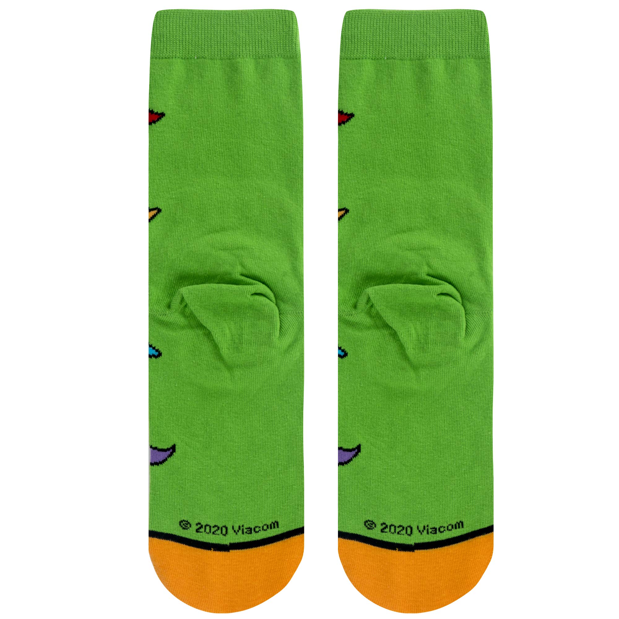 Odd Sox Nickelodeon TMNT Teenage Mutant Ninja Turtles Retro 90's Cartoon Character Socks - Fun Novelty Socks for Men & Women, Perfect Gift for TMNT Fans, Cosplay & Casual Wear