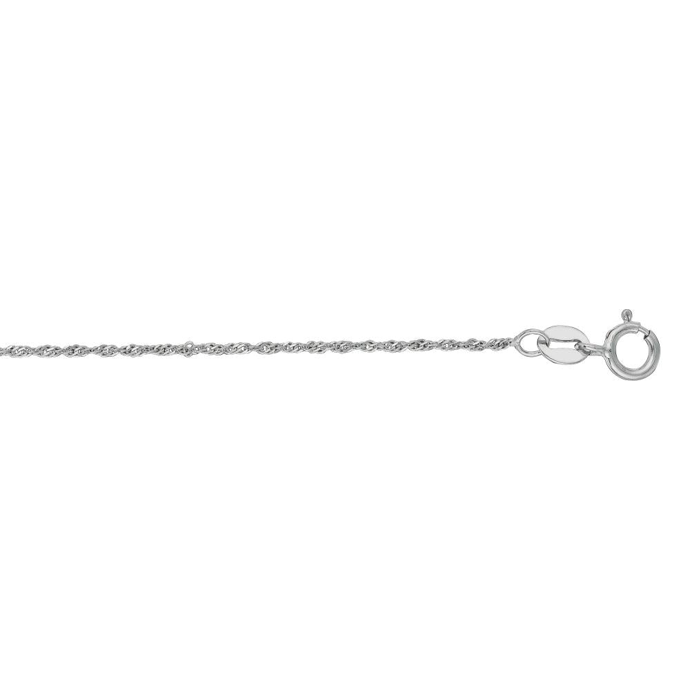 10K Gold 1.1mm Singapore Chain Necklace for Men & Women - Dainty Delicate Jewelry for Everyday Wear, Gifts & Special Occasions