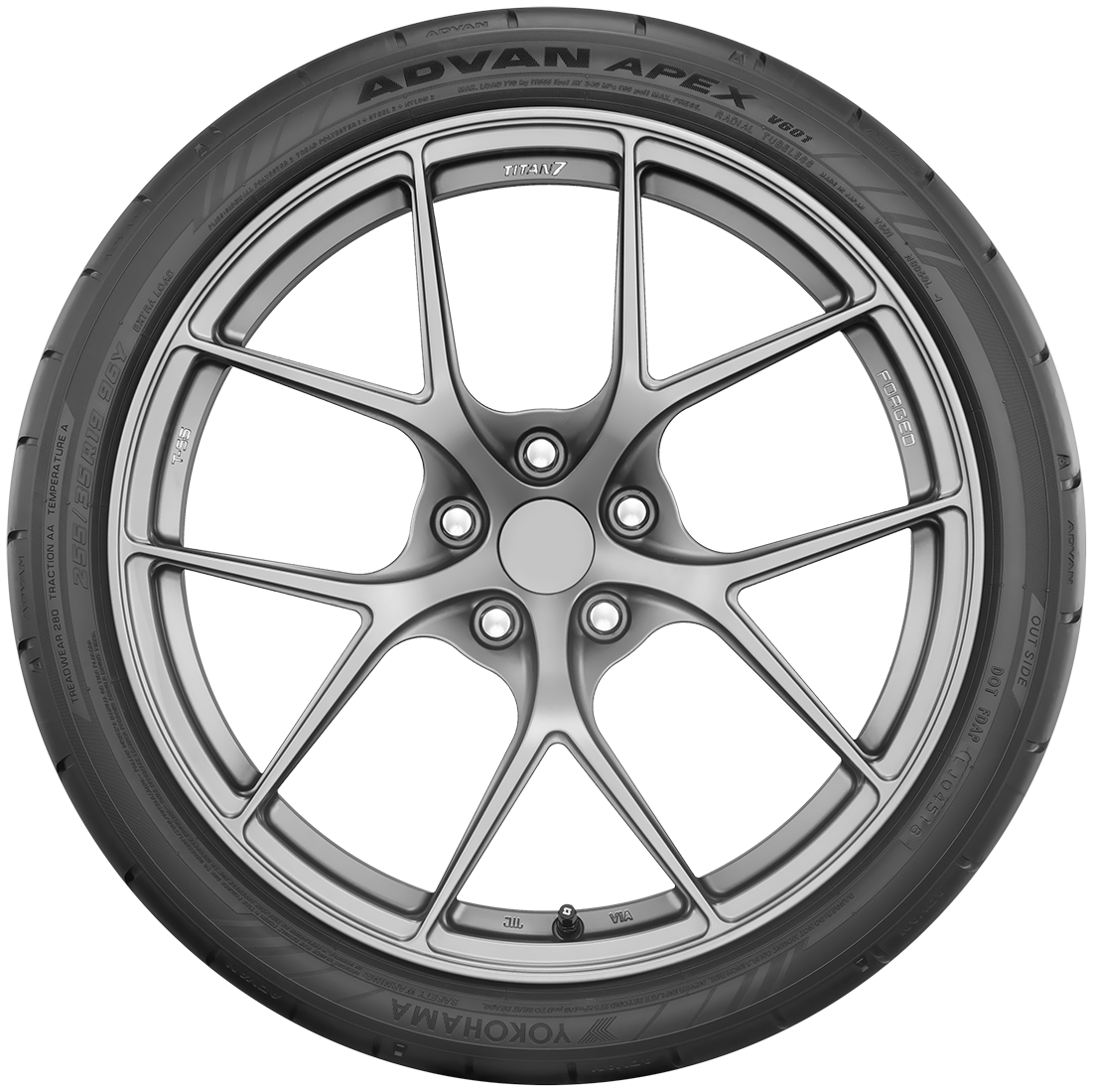 Advan Apex V601 235/40R18 95Y High Performance Tires - Ultra Grip for Sports Cars & Luxury Vehicles - Perfect for Racing, Daily Driving & Wet Road Conditions
