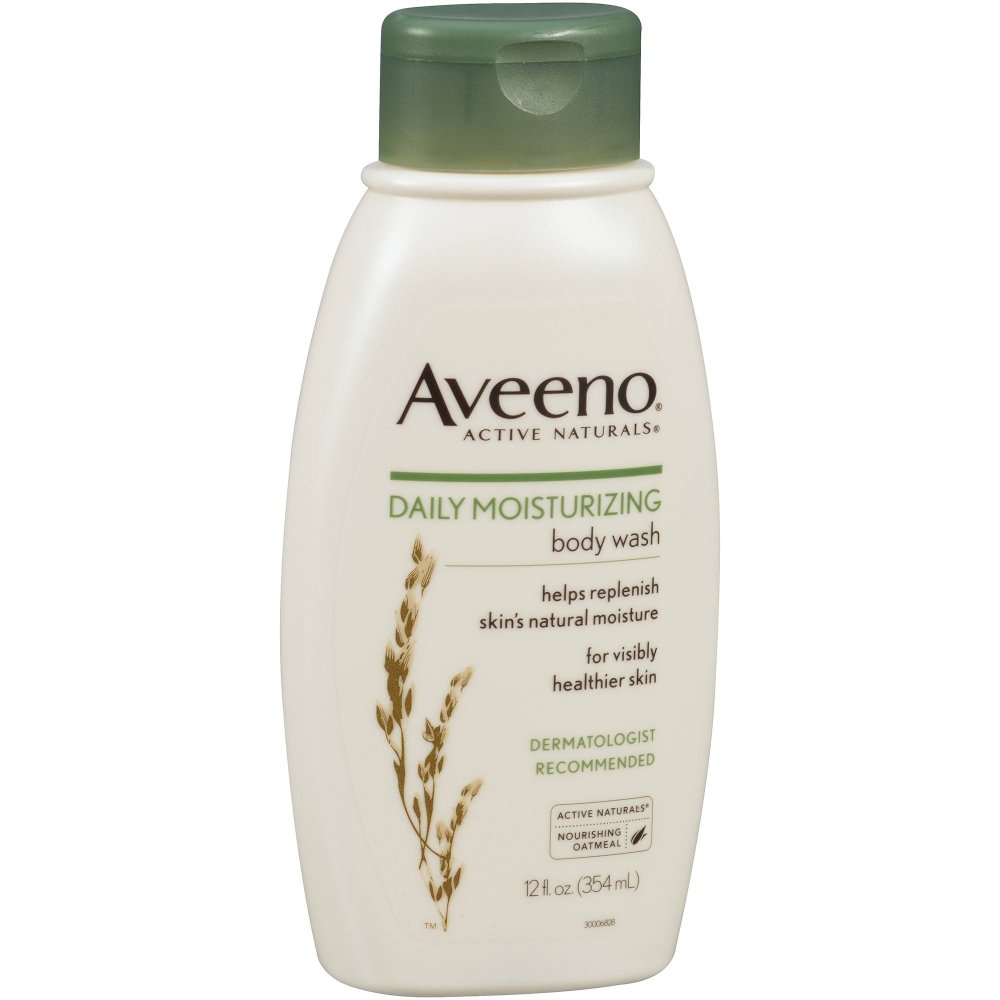 Aveeno Active Naturals Daily Moisturizing Body Wash - 12 oz (Pack of 9) | Fragrance-Free & Hypoallergenic for Dry & Sensitive Skin | Perfect for Shower, Bath & Daily Skincare Routine