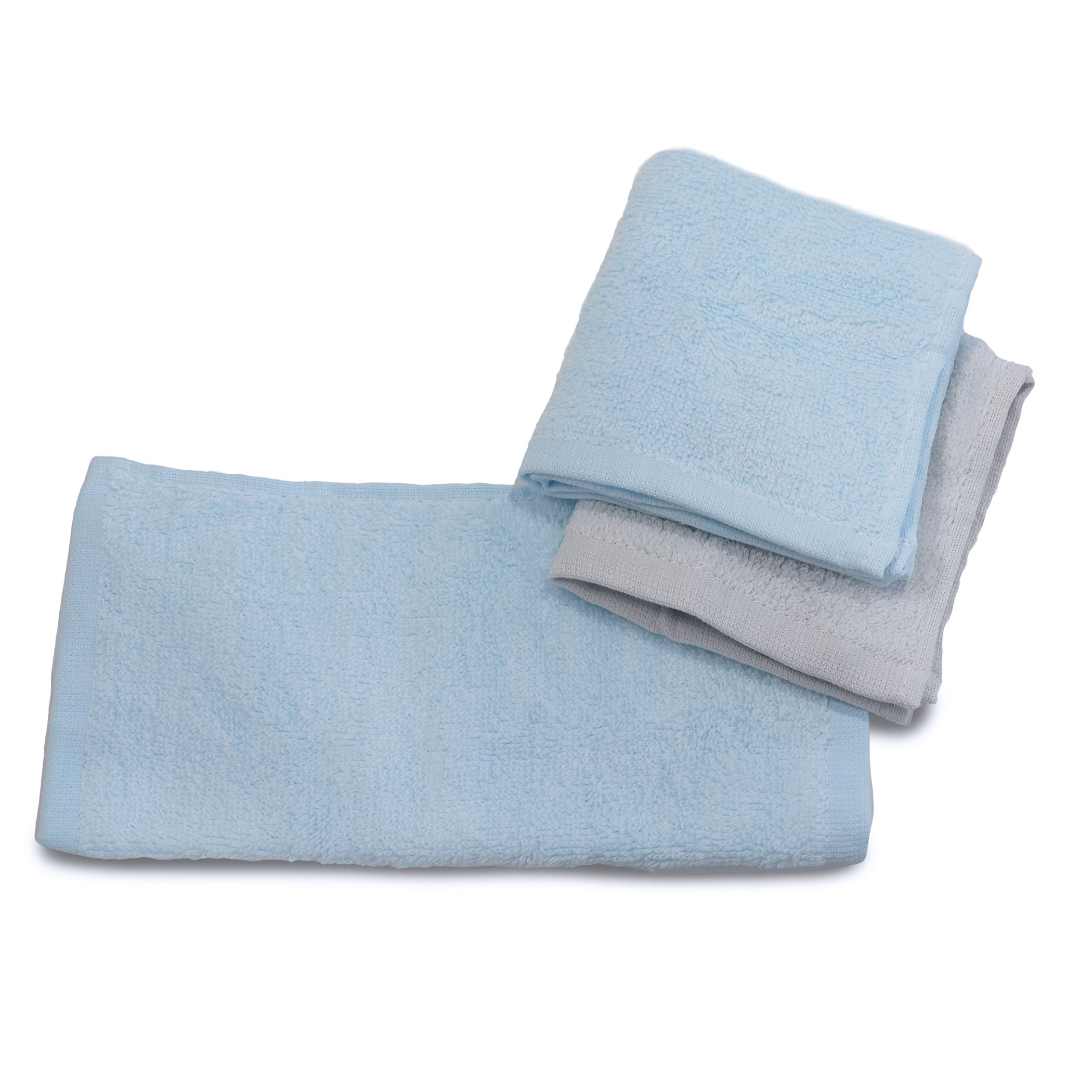 Nordic Sorbet 3-Pack Wash Cloths - Apple & Pineapple Scented - Soft Exfoliating Bath & Face Towels for Spa, Gym & Travel