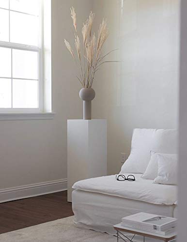 White Laminate Pedestal Display Stand - 11.5