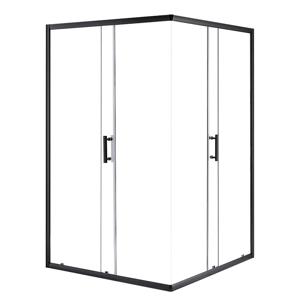 1200 x 900mm Sliding Door Nano Safety Glass Shower Screen by Della Francesca - Tempered Glass Bathroom Enclosure for Modern Homes, Hotels & Spas