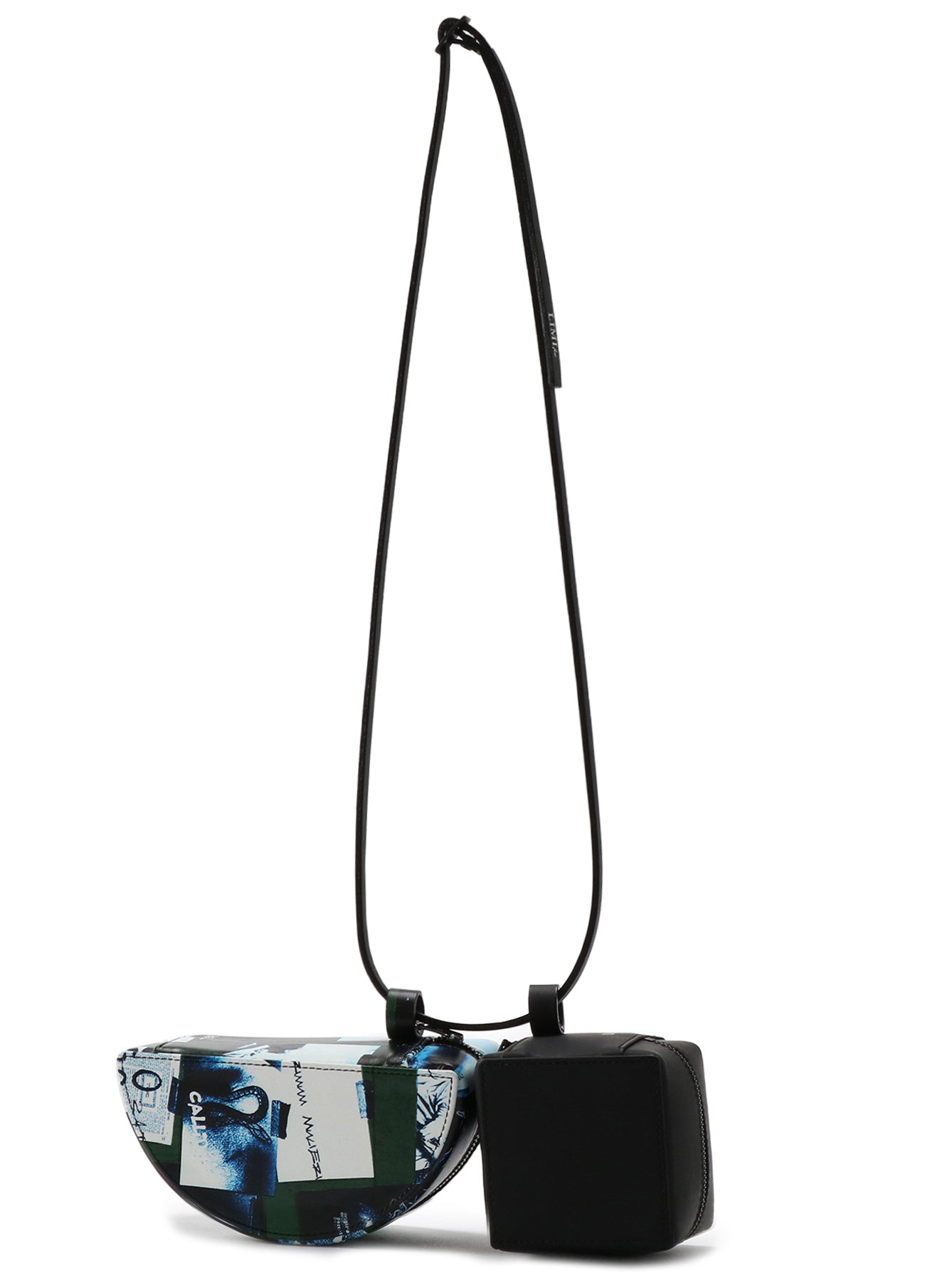 2021 Fashionable Mini Semi Circle Crossbody Bag - Genuine Leather with Unique Material Print | Perfect for Parties, Dates & Everyday Use