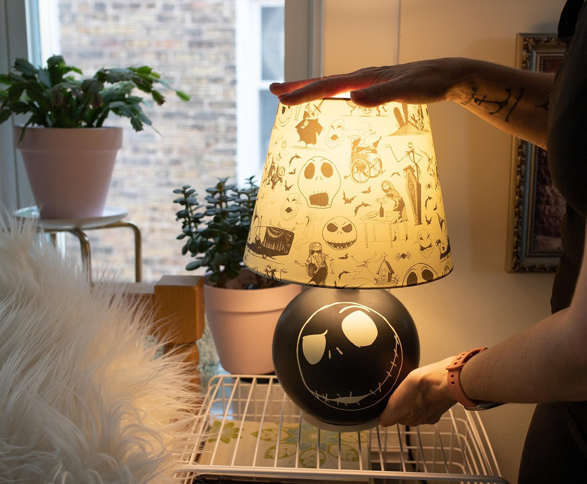 Disney The Nightmare Before Christmas Jack Skellington LED Table Lamp - 14