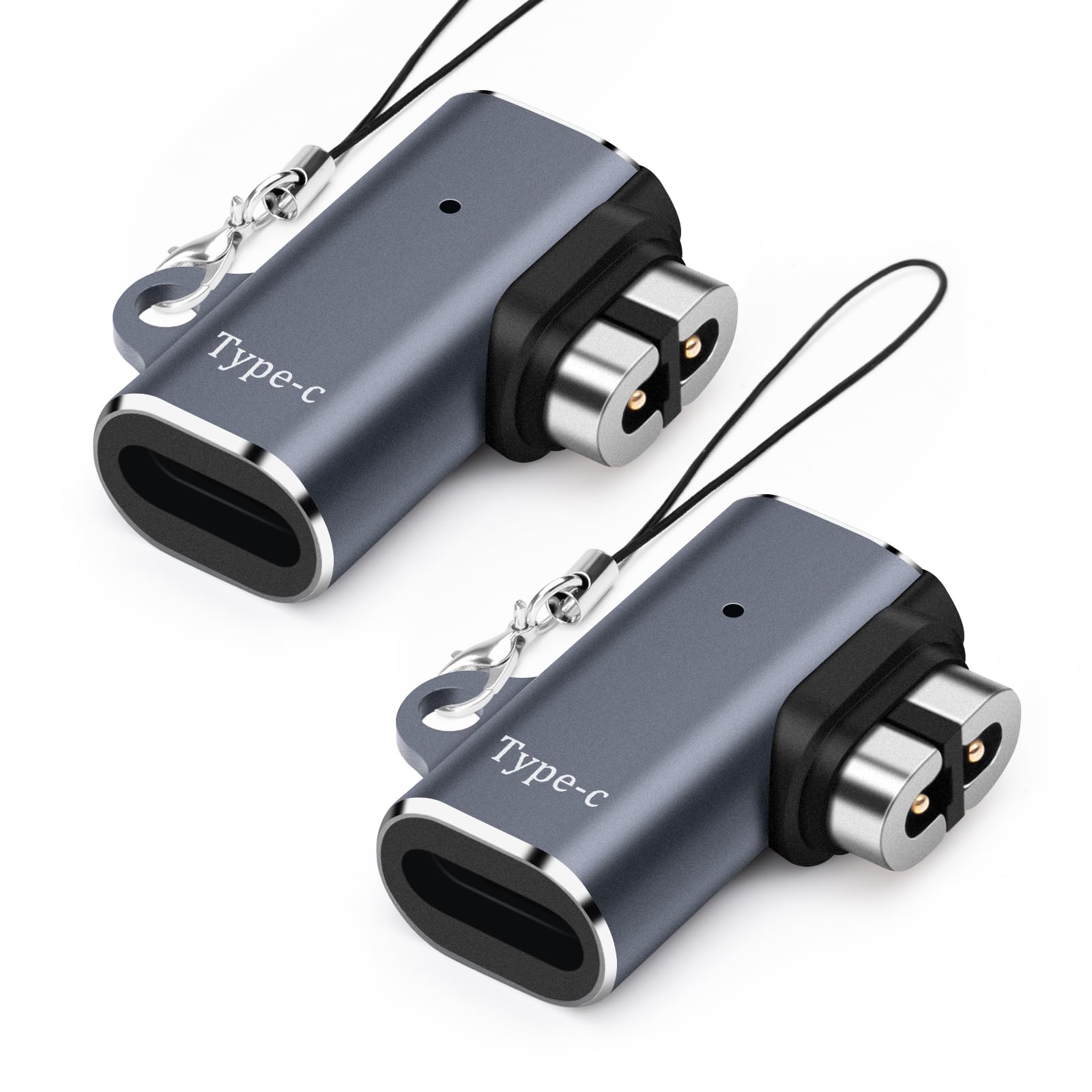 Shokz Magnetic USB C Charging Adapter (2 Pack) - Compatible with Aeropex, OpenRun/Pro, OpenRun Mini & OpenComm Headphones - Fast Charging Cable for Workouts, Running & Outdoor Activities