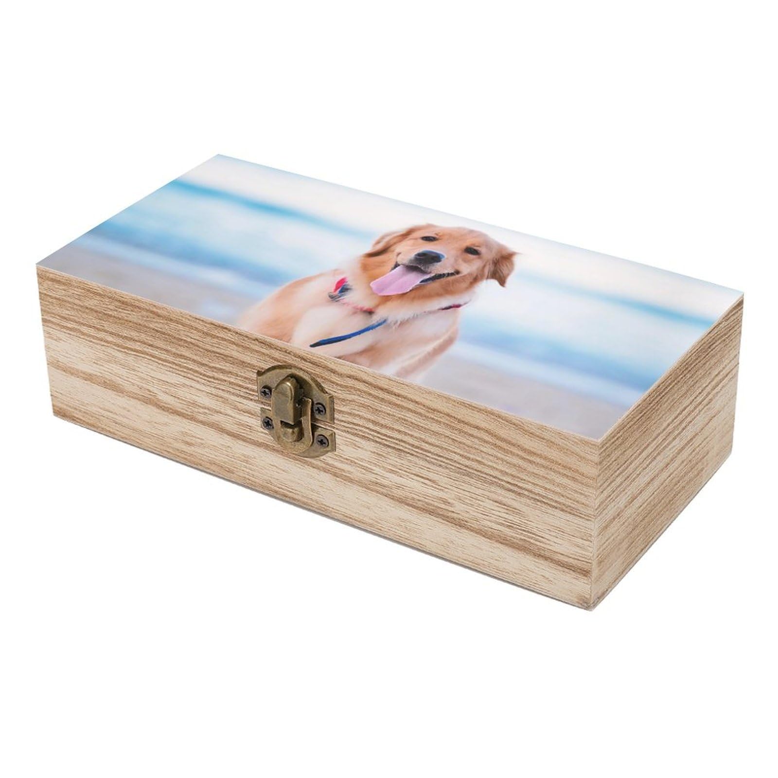 Personalized Wooden Storage Box - Custom Engraved Keepsake Box with Lockable Lid for Jewelry, Photos & Memorabilia | Perfect for Home Decor, Wedding Gifts & Craft Organization