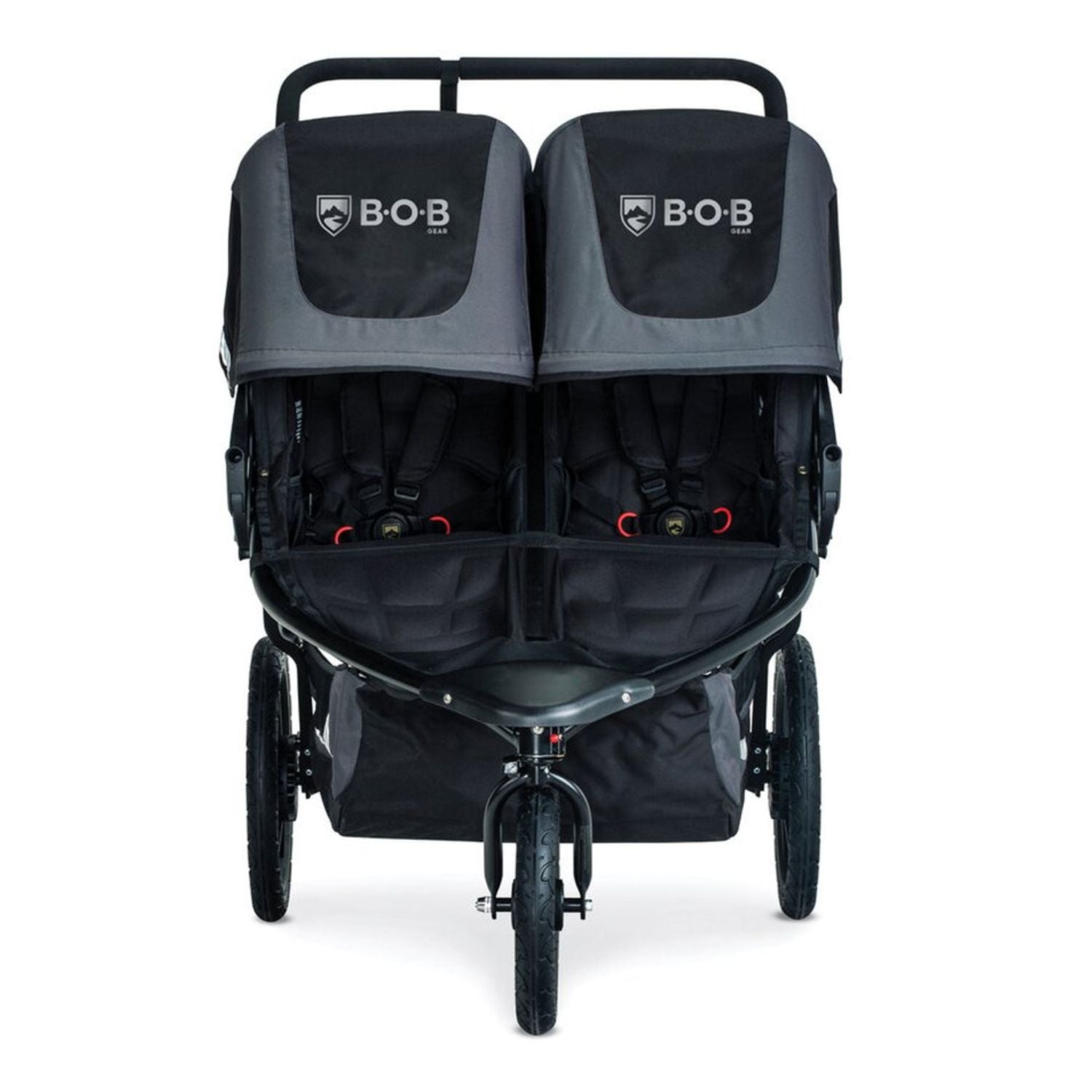 BOB Revolution Flex Duallie 3.0 Double Jogging Stroller - Lightweight All-Terrain Baby Stroller for Twins - Perfect for Running, Hiking & Outdoor Adventures with Two Kids