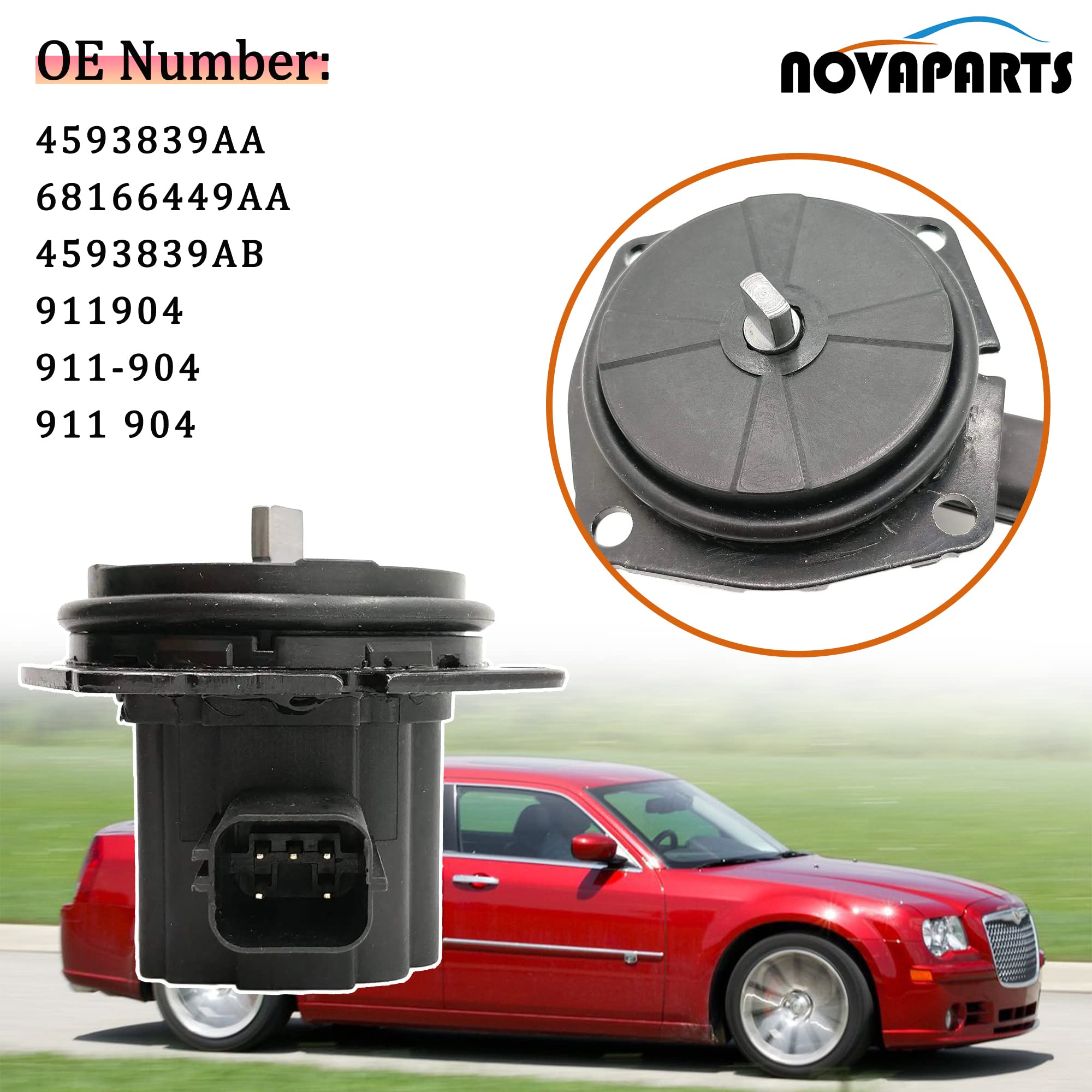High-Performance Intake Manifold Short Runner Valve Actuator Compatible with Dodge Charger Magnum Challenger Chrysler 300 2.7L 3.5L - Replaces OEM 4593839AA 68166449AA 4593839AB 911-904 - Improves Engine Performance & Fuel Efficiency for Racing & Daily Driving