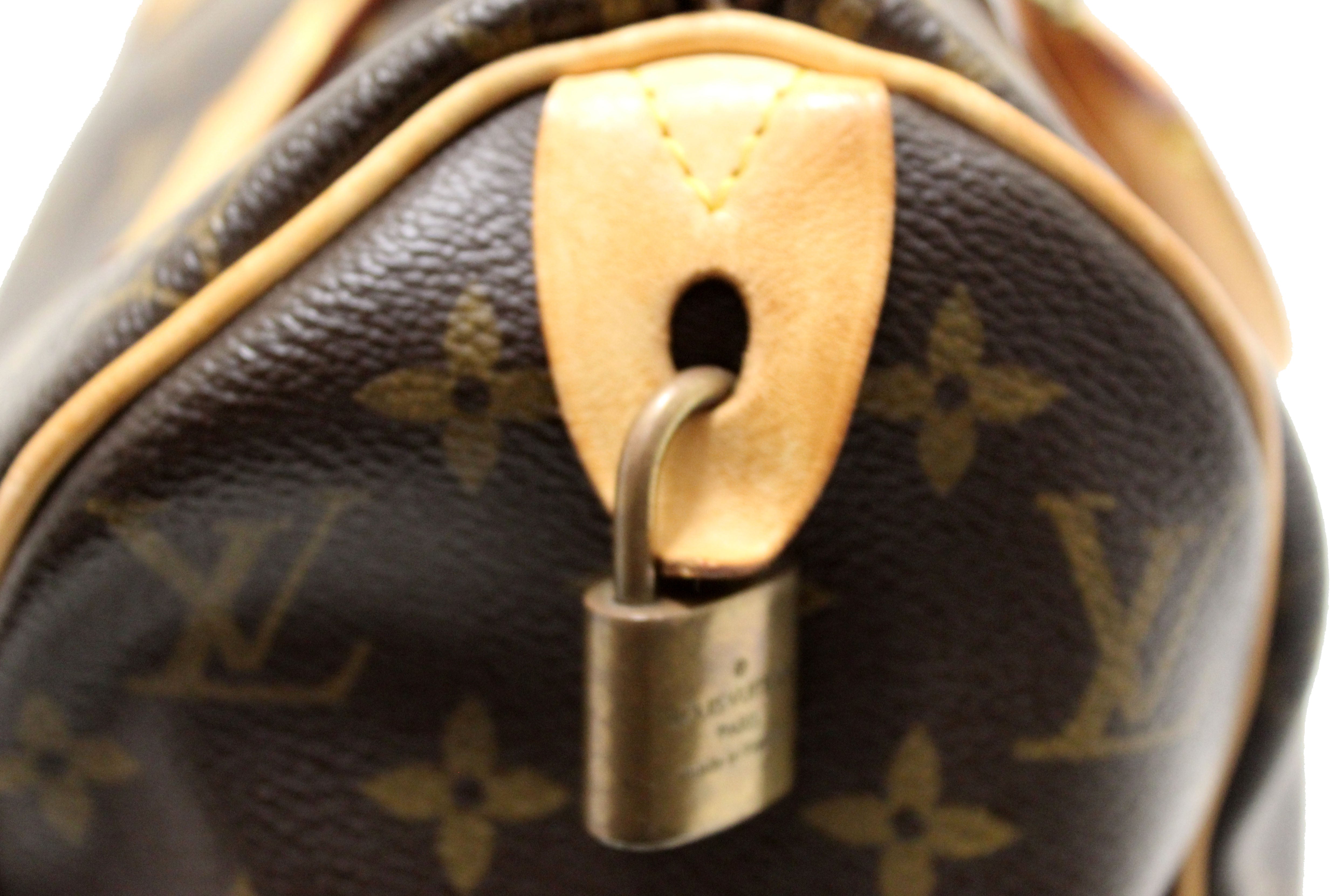 Authentic Louis Vuitton Speedy 25 Handbag - Classic Monogram Canvas Crossbody Purse for Women | Perfect for Work, Travel & Everyday Luxury Accessory
