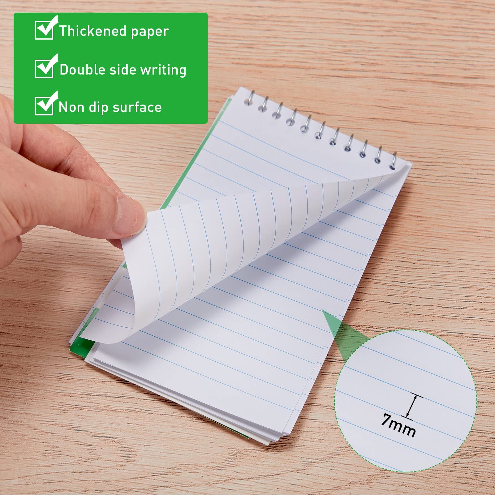 200-Pack Spiral Memo Notebooks 3