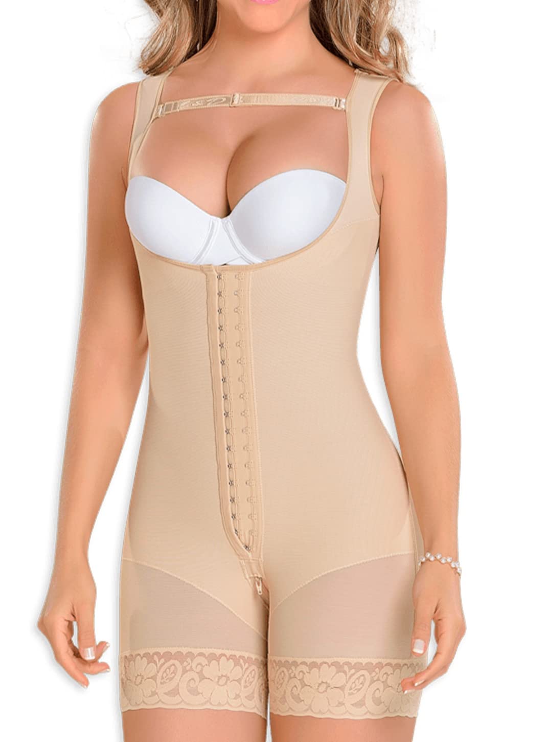 M&D 0065 Colombian Postpartum & Post-Surgery Shapewear - High Compression Waist Trainer for Women - Slimming Girdle for Tummy Control & Body Shaping - Perfect for Recovery After Pregnancy or Surgery