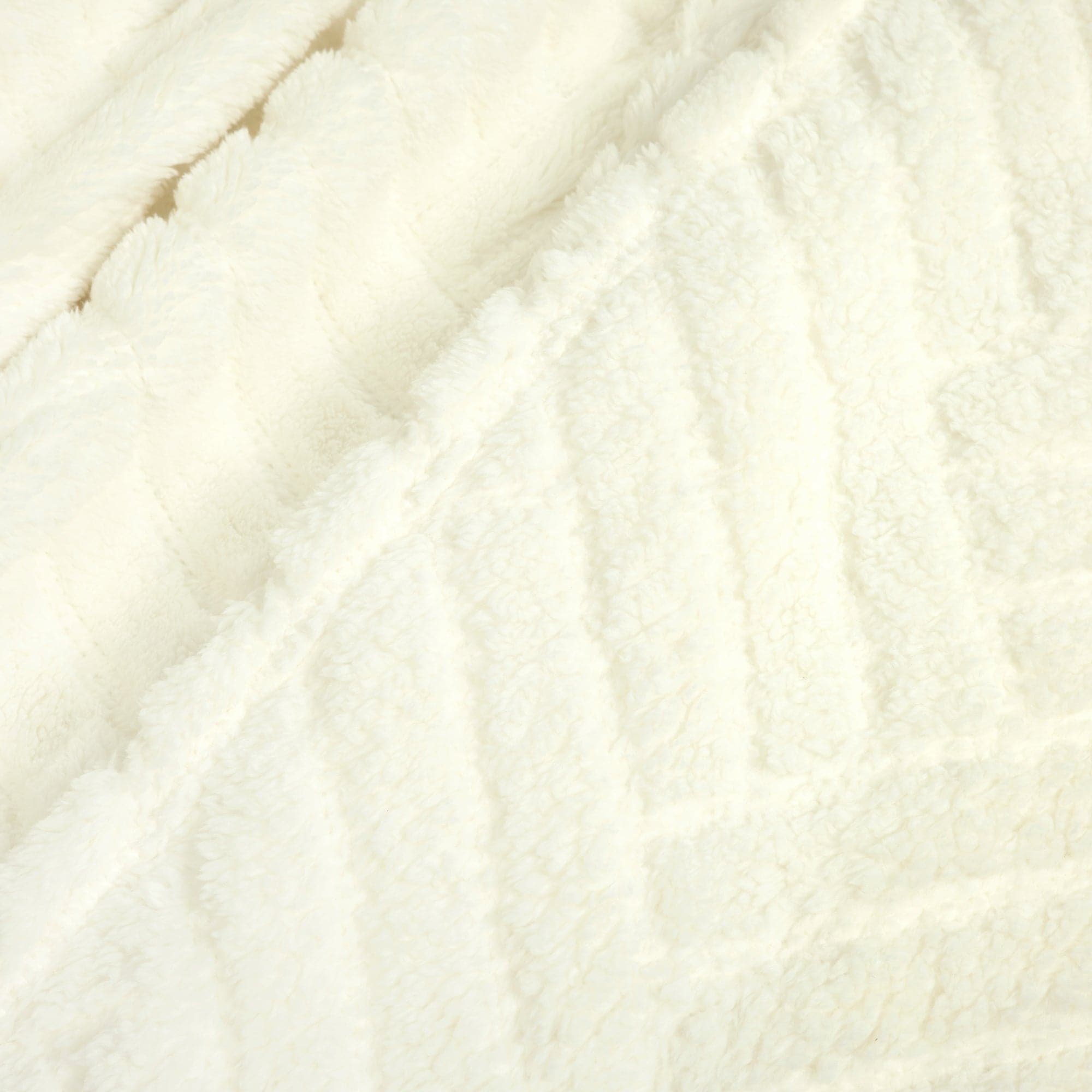 Ultra Soft Sherpa Jacquard Geometric Blanket - Cozy Bedspread for Winter Warmth, Perfect for Sofa, Bed & Home Decor