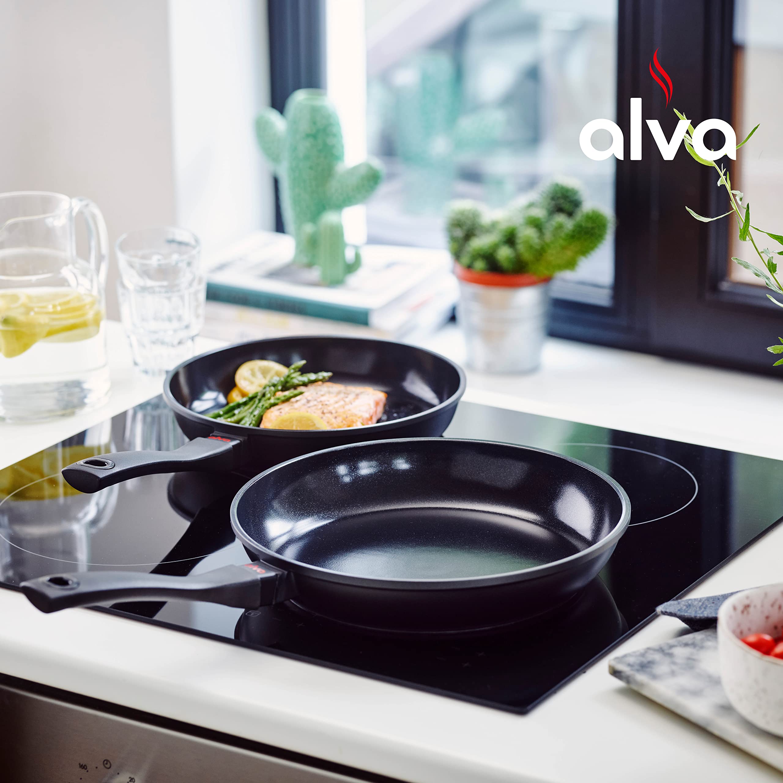 Alva Energy Ceramic Nonstick Frying Pan Set - 8