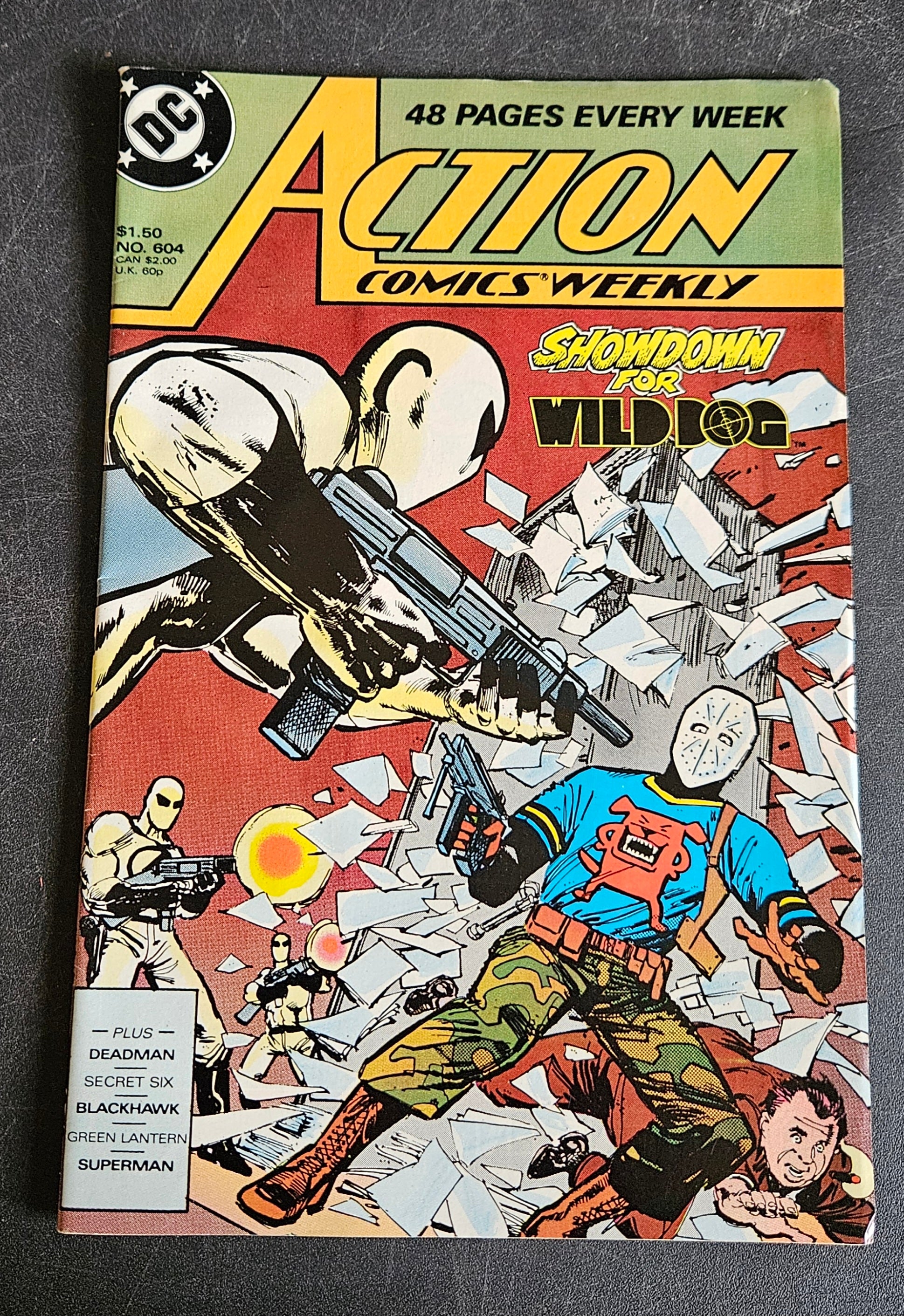 Action Comics Weekly #604 Featuring Blackhawk, Green Lantern, Deadman & Superman | Vintage Detective Comics Collectible | Perfect for Comic Book Fans & Collectors