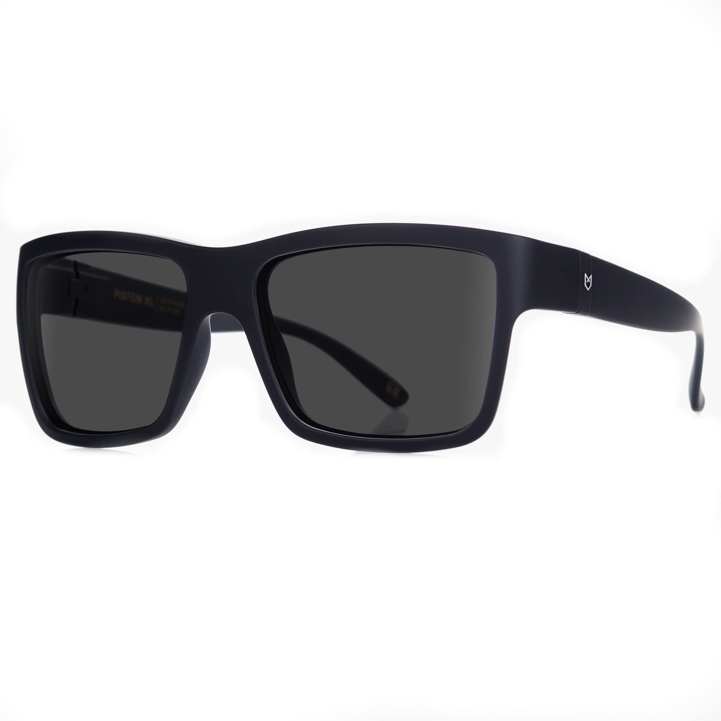 MADSON Piston Sunglasses for Men & Women - Polarized UV Protection Aviator Style - Perfect for Driving, Outdoor Sports & Beach Vacations