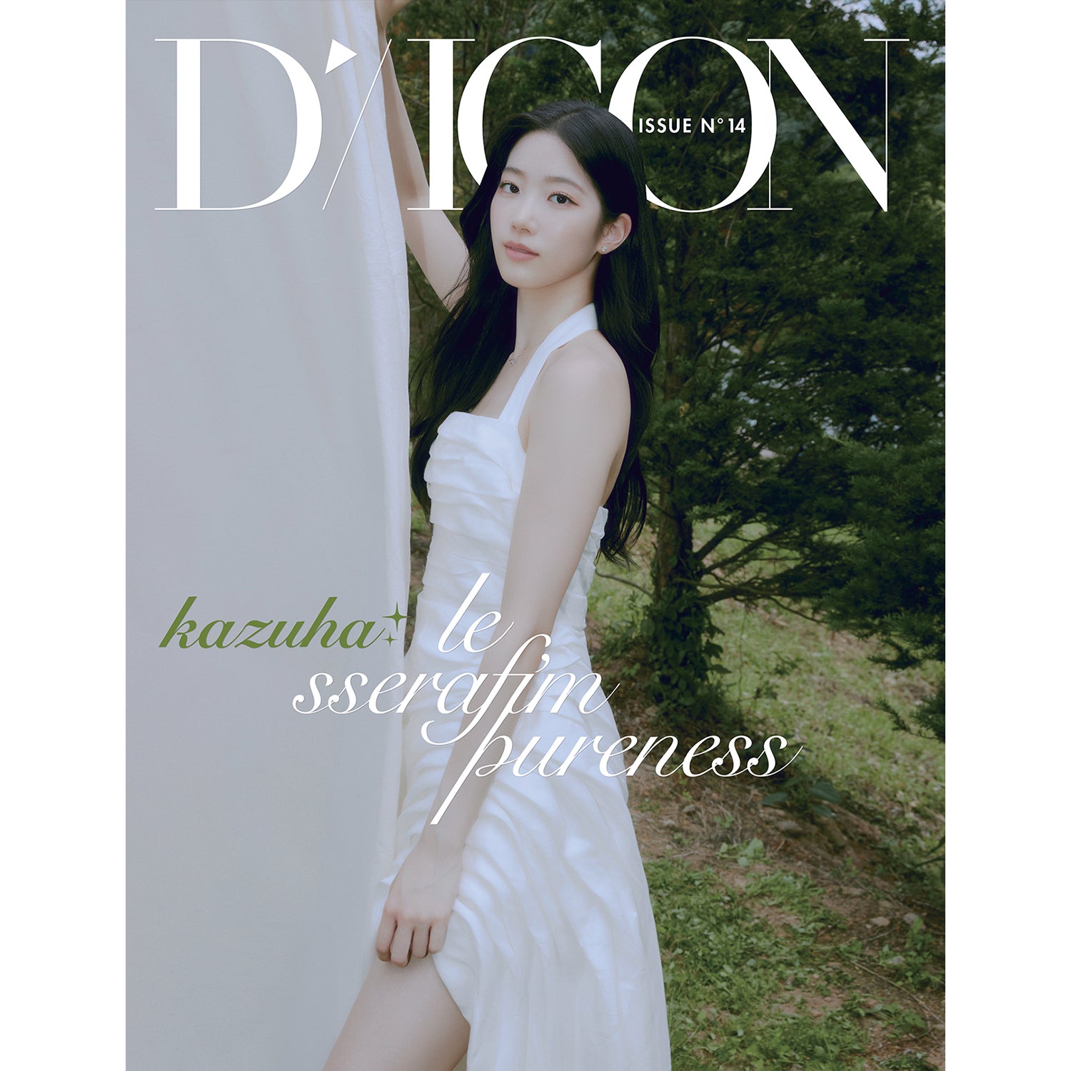 LE SSERAFIM DICON 'ISSUE N°14 : LE SSERAFIM PURENESS' (A TYPE) - Kpop Photobook, Official Merchandise for Fans, Perfect for Collection and Display