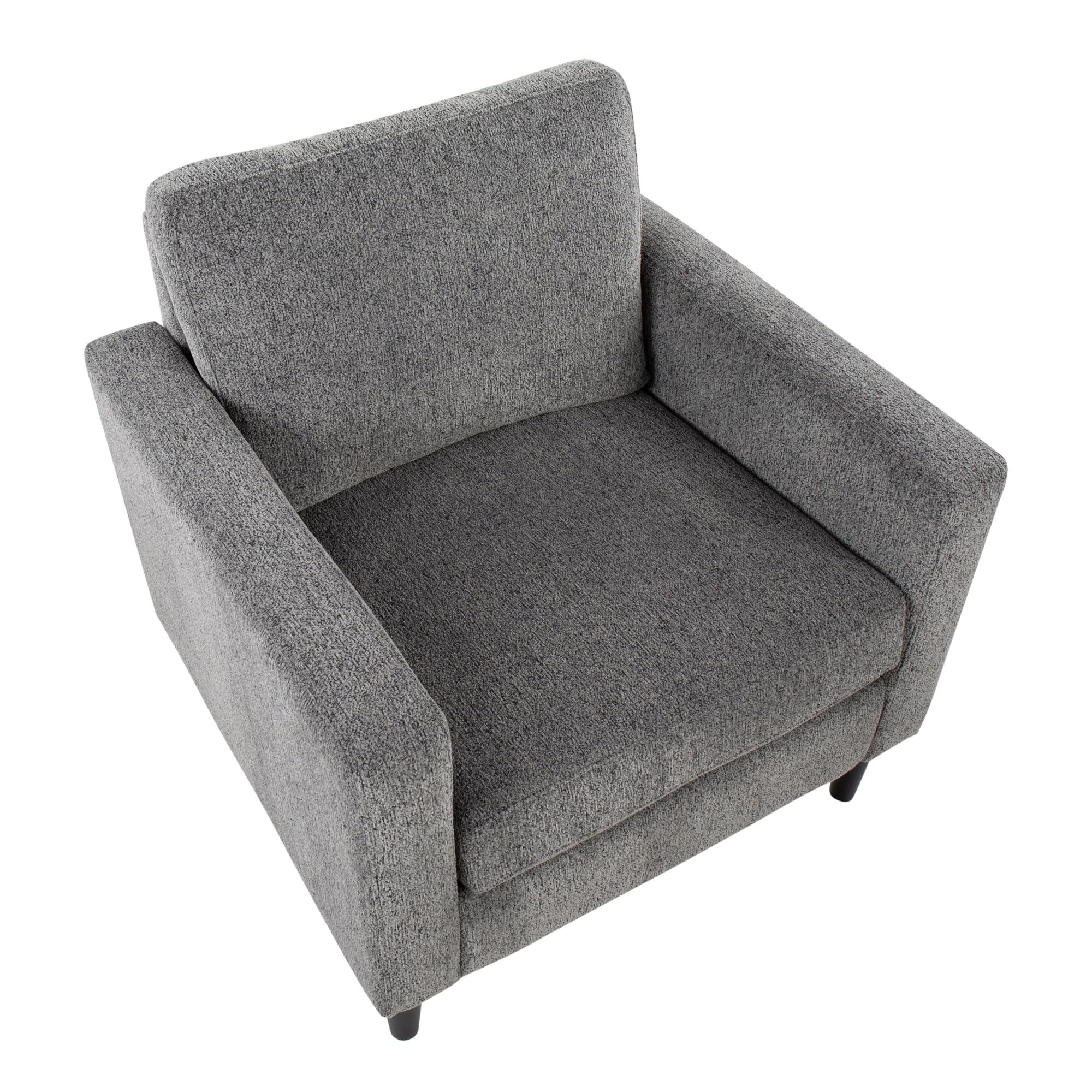 LumiSource Wendy Fabric Accent Arm Chair - Modern Living Room & Bedroom Comfortable Seating - Perfect for Home Office, Reading Nook, and Lounge Areas