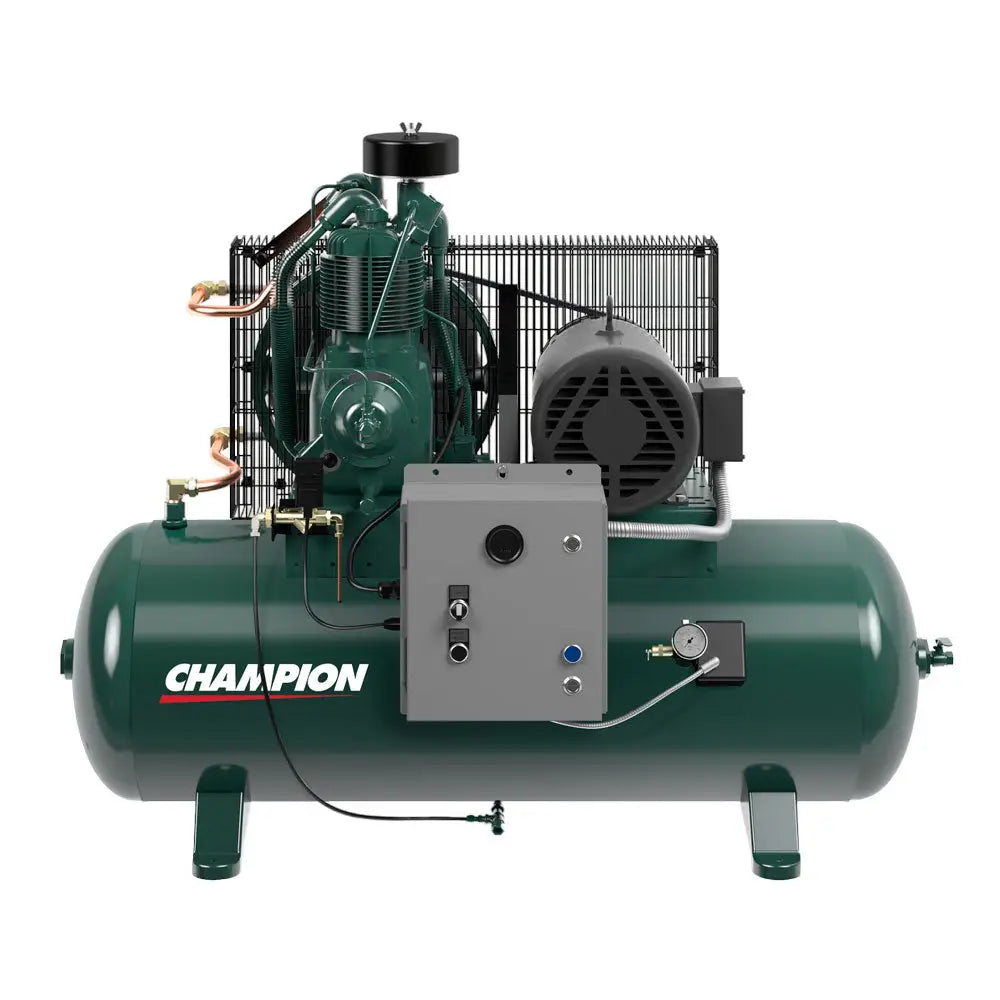 Champion HR2 6R Series 2 HP 60 Gallon Air Compressor with R10 Pump - Heavy Duty for Workshop, Garage & Industrial Use