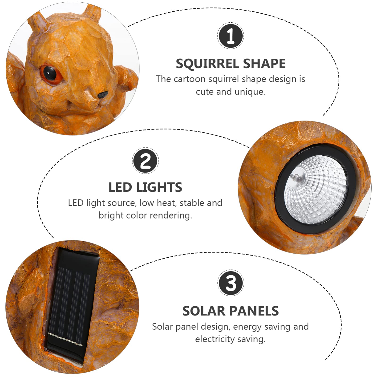 Uonlytech Solar Powered LED Garden Light - Waterproof Outdoor Spotlight with Cartoon Design for Yard, Patio, and Pathway Decoration | Energy-Efficient Landscape Lighting for Gardens, Lawns, and Backyards