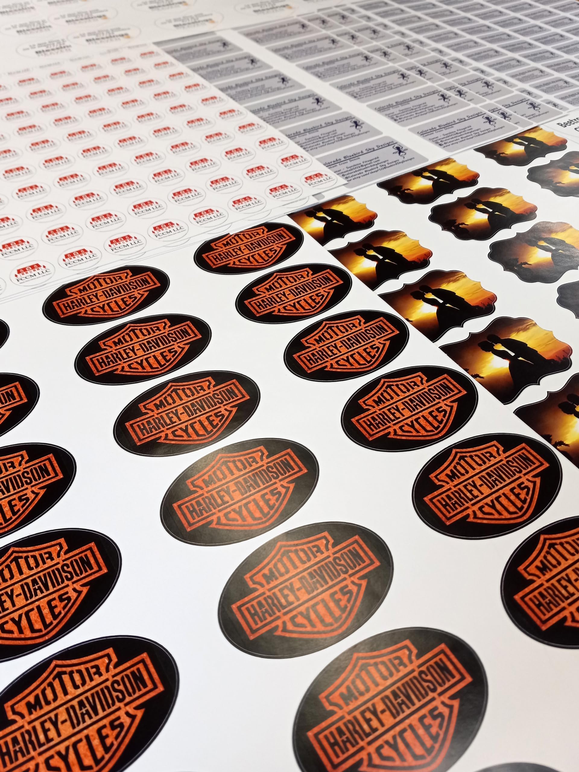 Custom Oval Stickers 1