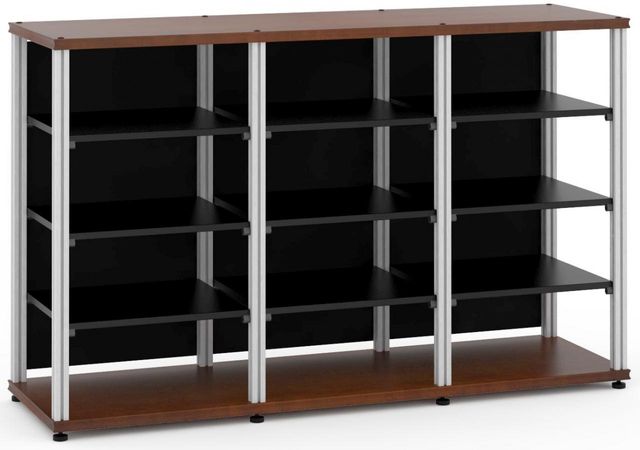 Salamander Designs Synergy Triple 40 Audio Cabinet - Premium TV Stand with Built-in Speaker Storage for Home Theater & Entertainment Systems - Perfect for Living Room, Basement or Media Room Setup