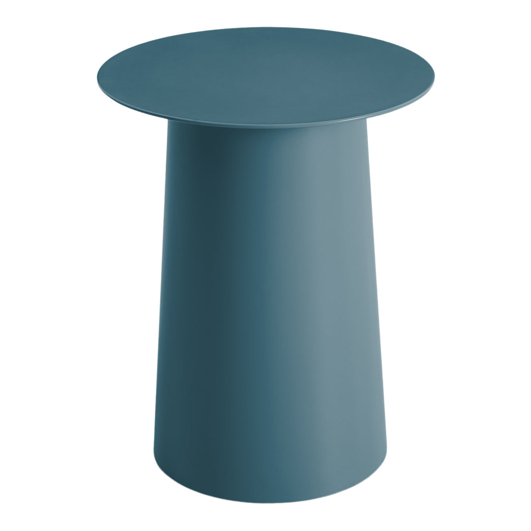 Modern Circular Tall Side Table - Stylish End Table for Living Room, Bedroom & Office - Perfect for Lamps, Books & Decor