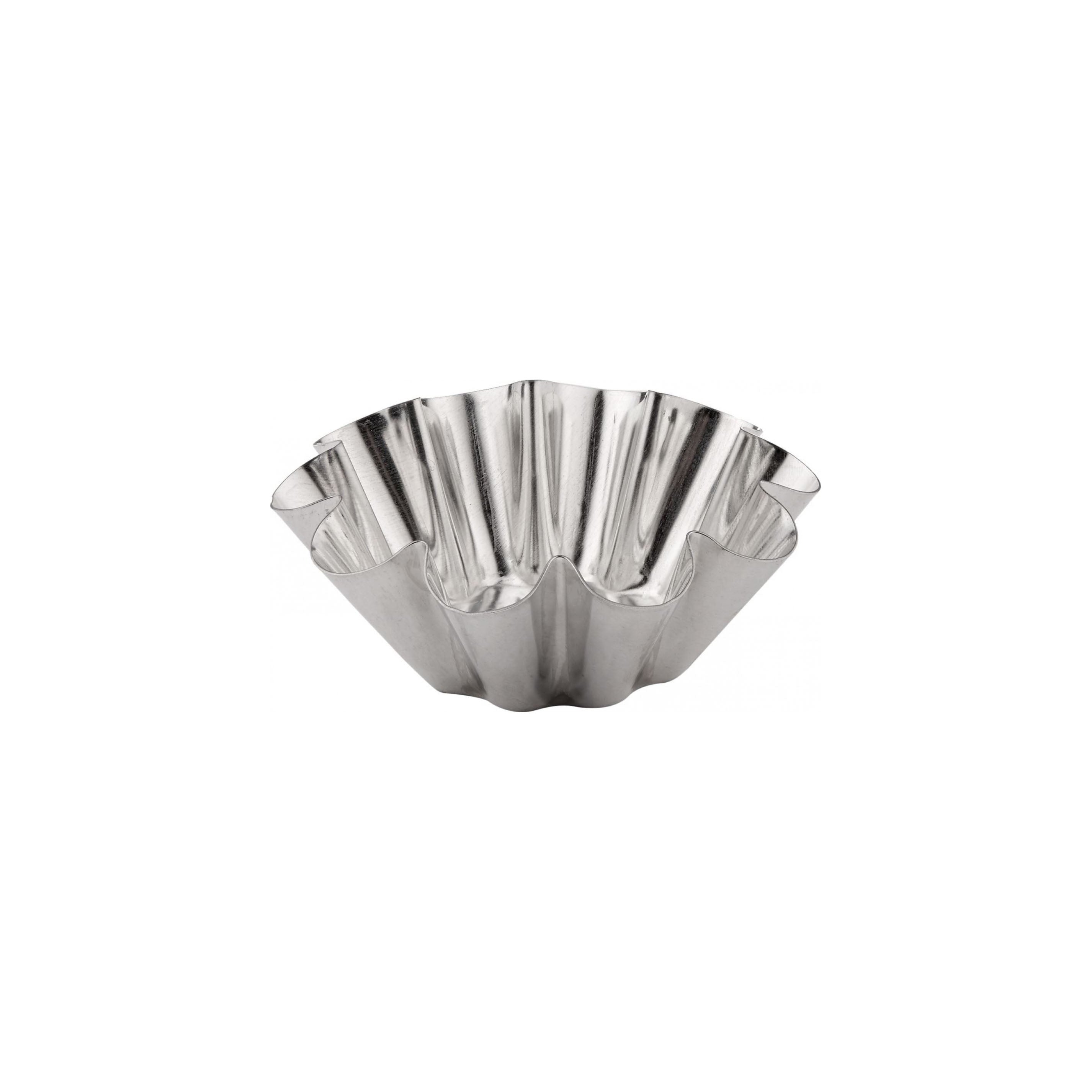 GOBEL Large Brioche Mould with Fluted Edge - 5.5 x 2 Inch Non-Stick Baking Pan for Perfect Homemade Brioche, Bread & Pastries - Ideal for Home Bakers & Professional Kitchens