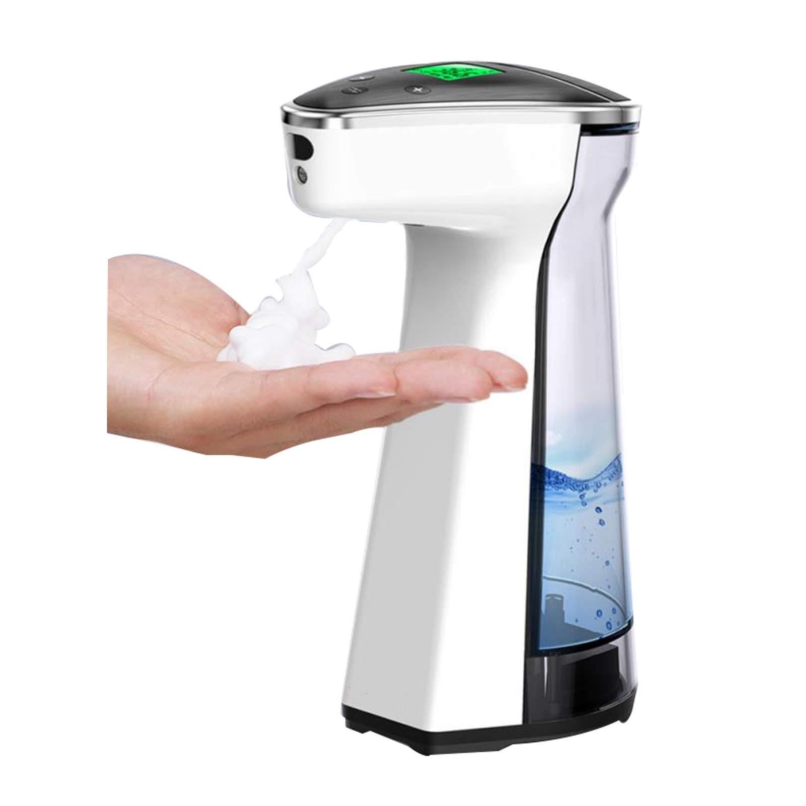 BZGWECD 350ml Automatic Touchless Soap Dispenser - Infrared Sensor Foam Hand Wash Machine for Kitchen, Bathroom & Office | Non-Contact Soap Bubble Dispenser with Disinfection Function