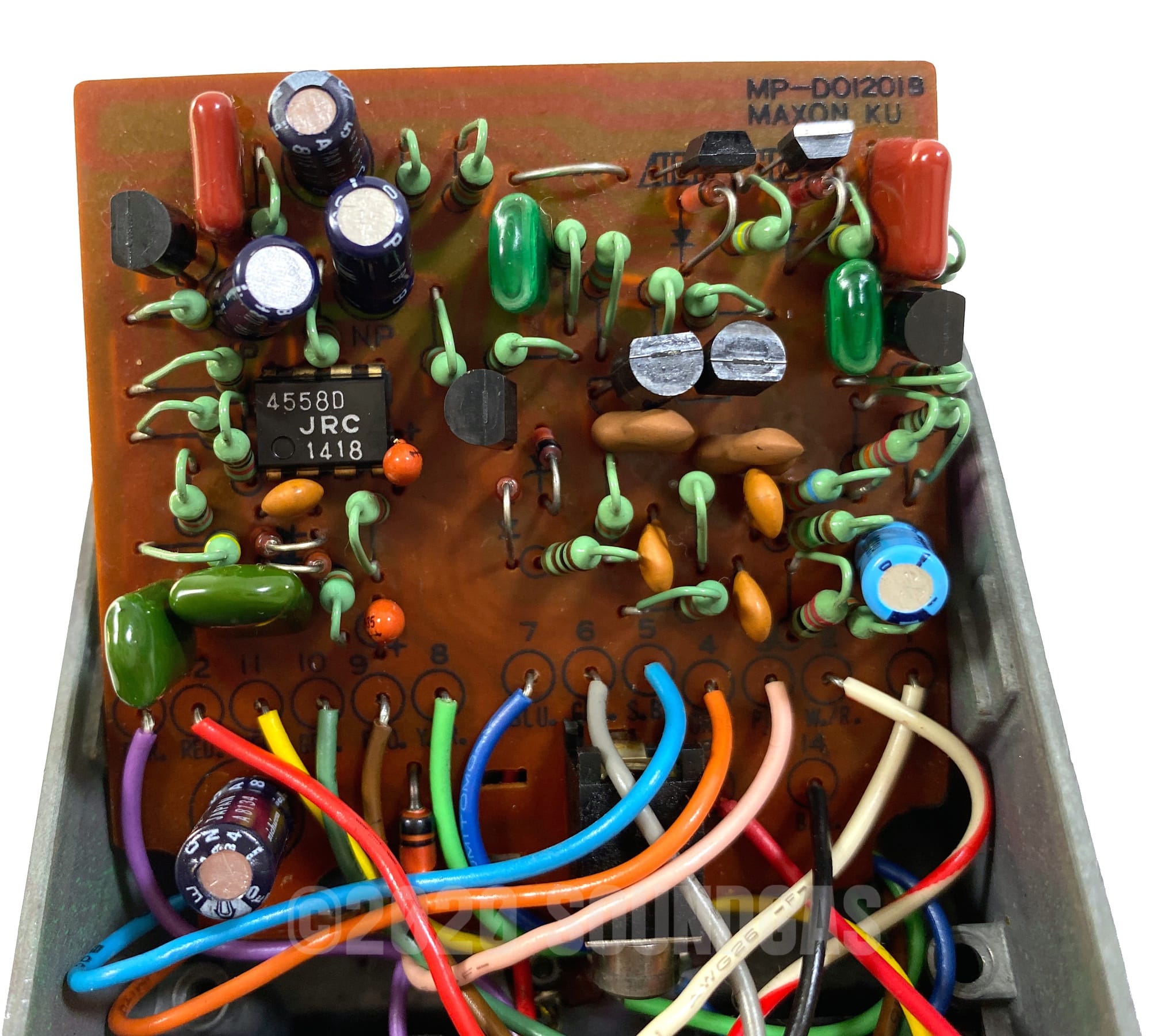Ibanez TS808 Tube Screamer Overdrive Pedal with JRC4558D Chip - Classic Guitar Effects Pedal for Blues, Rock & Vintage Tone Enhancement