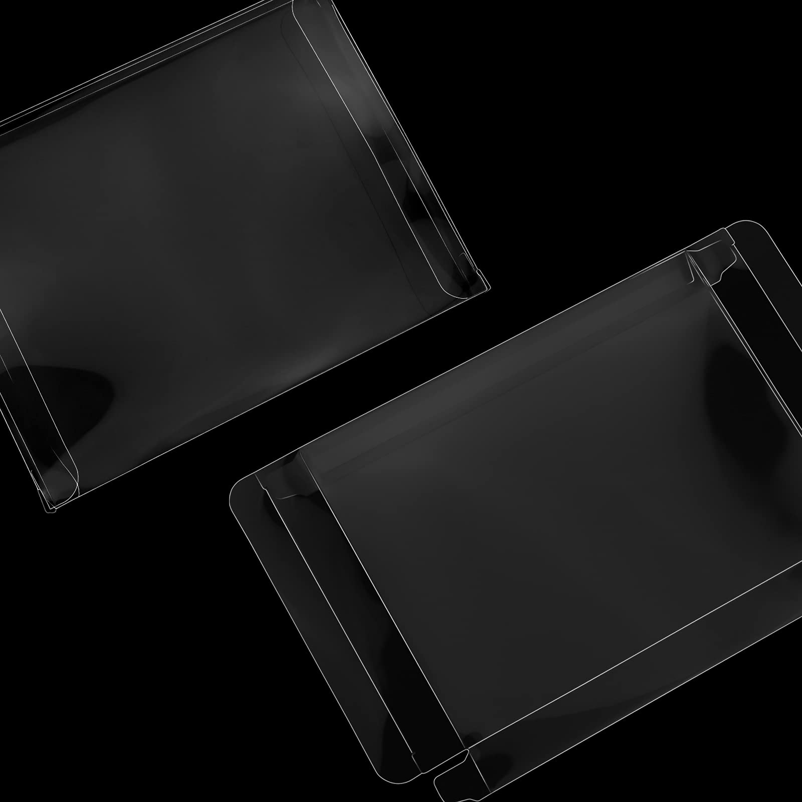 40 Pack Clear PET Plastic Storage Boxes - 5.91