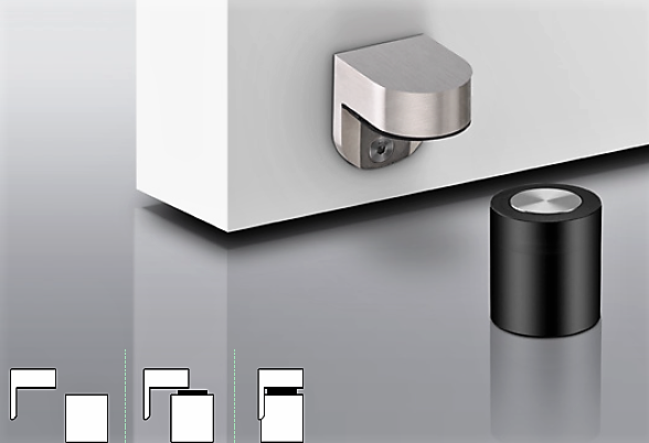 Magnetic Door Stop with Strong Hold - Heavy Duty Door Stopper for Home & Office - Secure Doors in Place - Ideal for Kids, Pets & High Traffic Areas