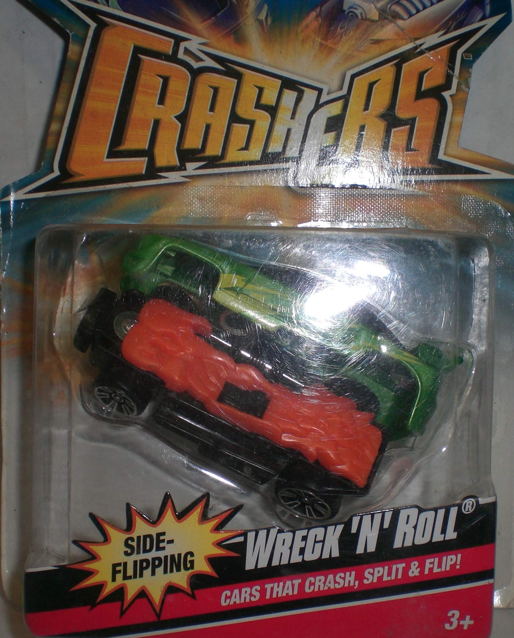 Hot Wheels Wreck 'N' Roll Crash & Smash Blue Die-Cast Car Toy - Exciting Stunt Playset for Kids, Perfect for Racing & Crashing Fun (Ages 5+)