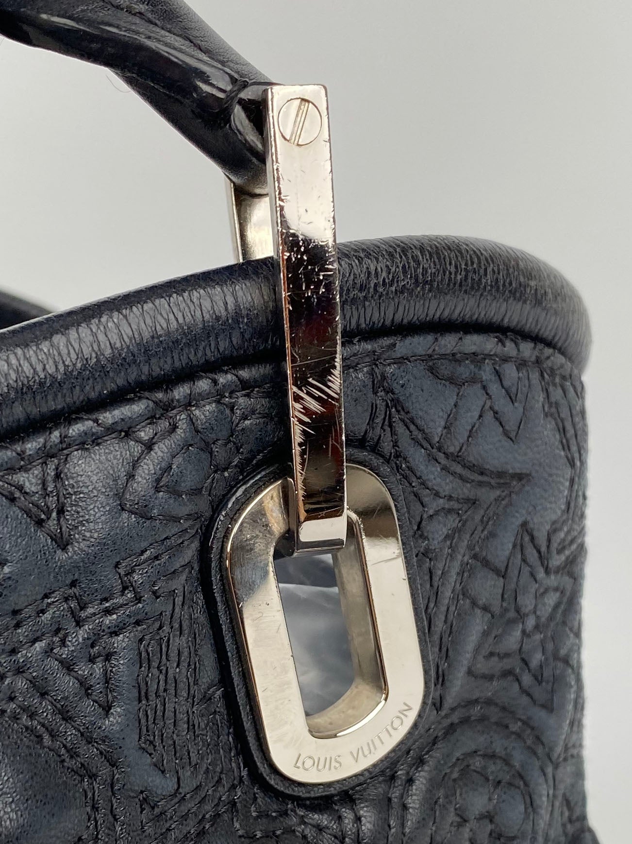 Authentic Louis Vuitton Black Antheia Hobo PM Handbag - Luxury Leather Shoulder Bag for Women | Perfect for Work, Travel & Evening Events