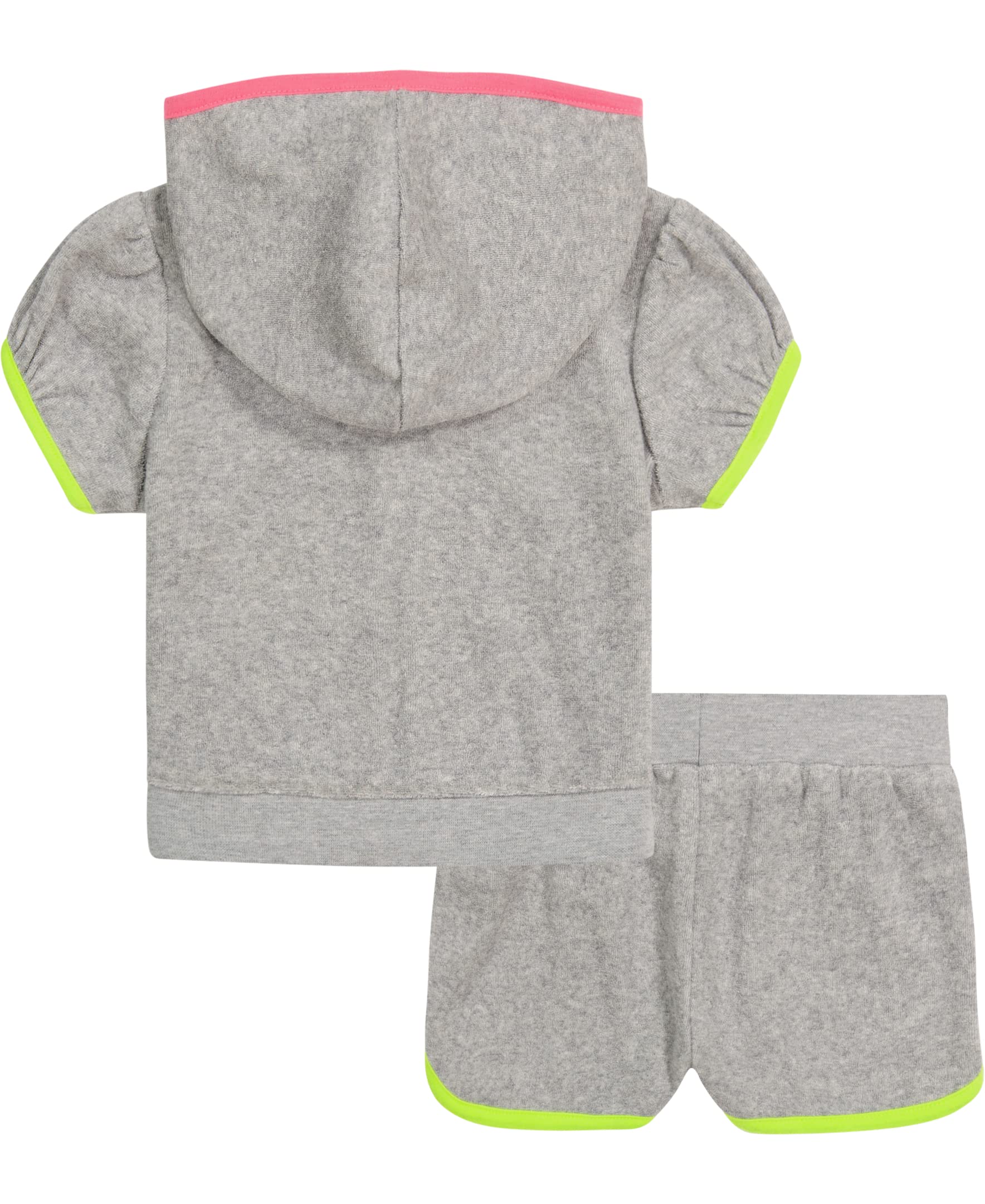 Juicy Couture Boys 2-Piece Hooded Terry Cloth Lounge Set - Soft & Cozy Toddler Outfit for Playdates & Home Relaxation