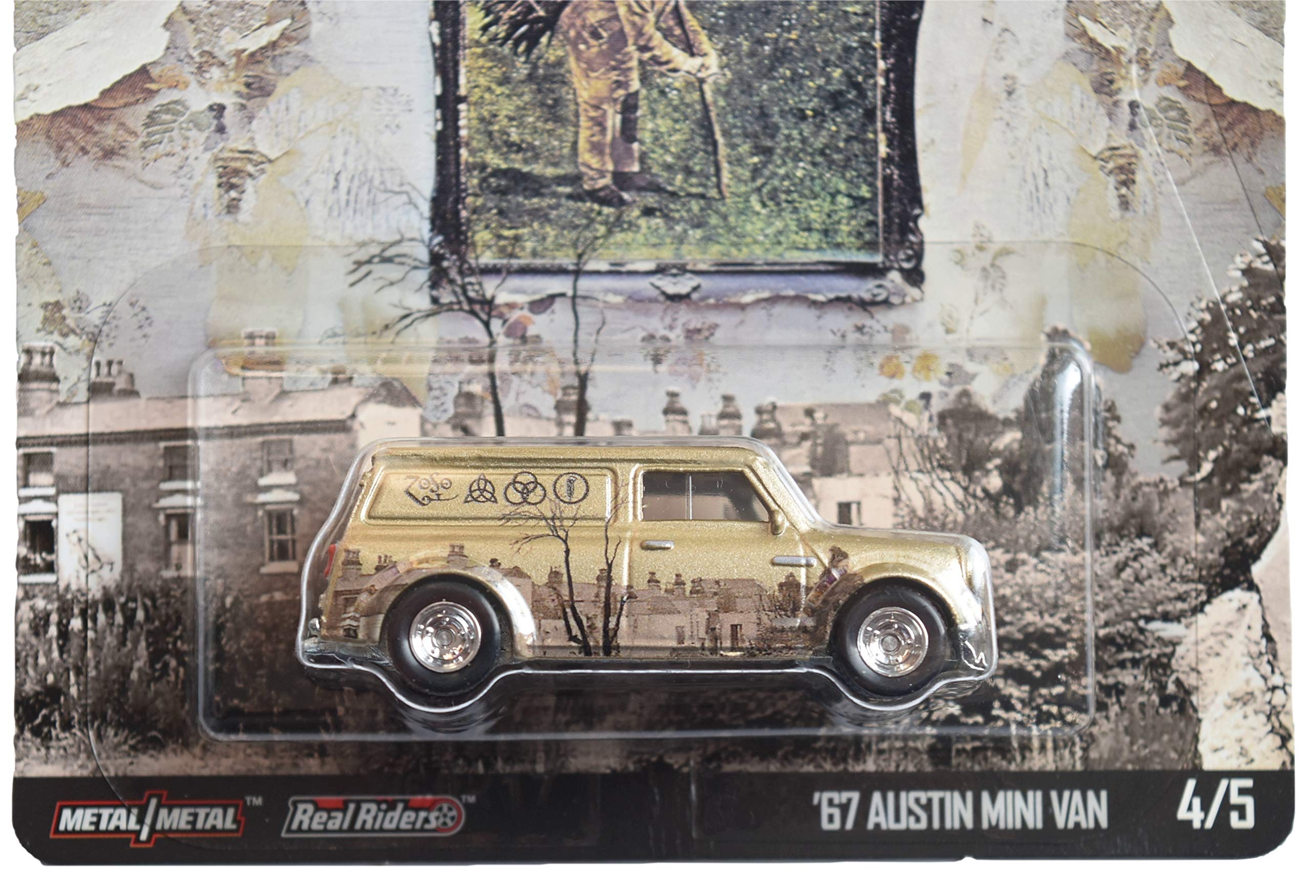 Hot Wheels '67 Austin Van 1:64 Scale Die-Cast Toy Car - Gold Collectible Model for Kids & Adults | Perfect for Play, Display & Gifting