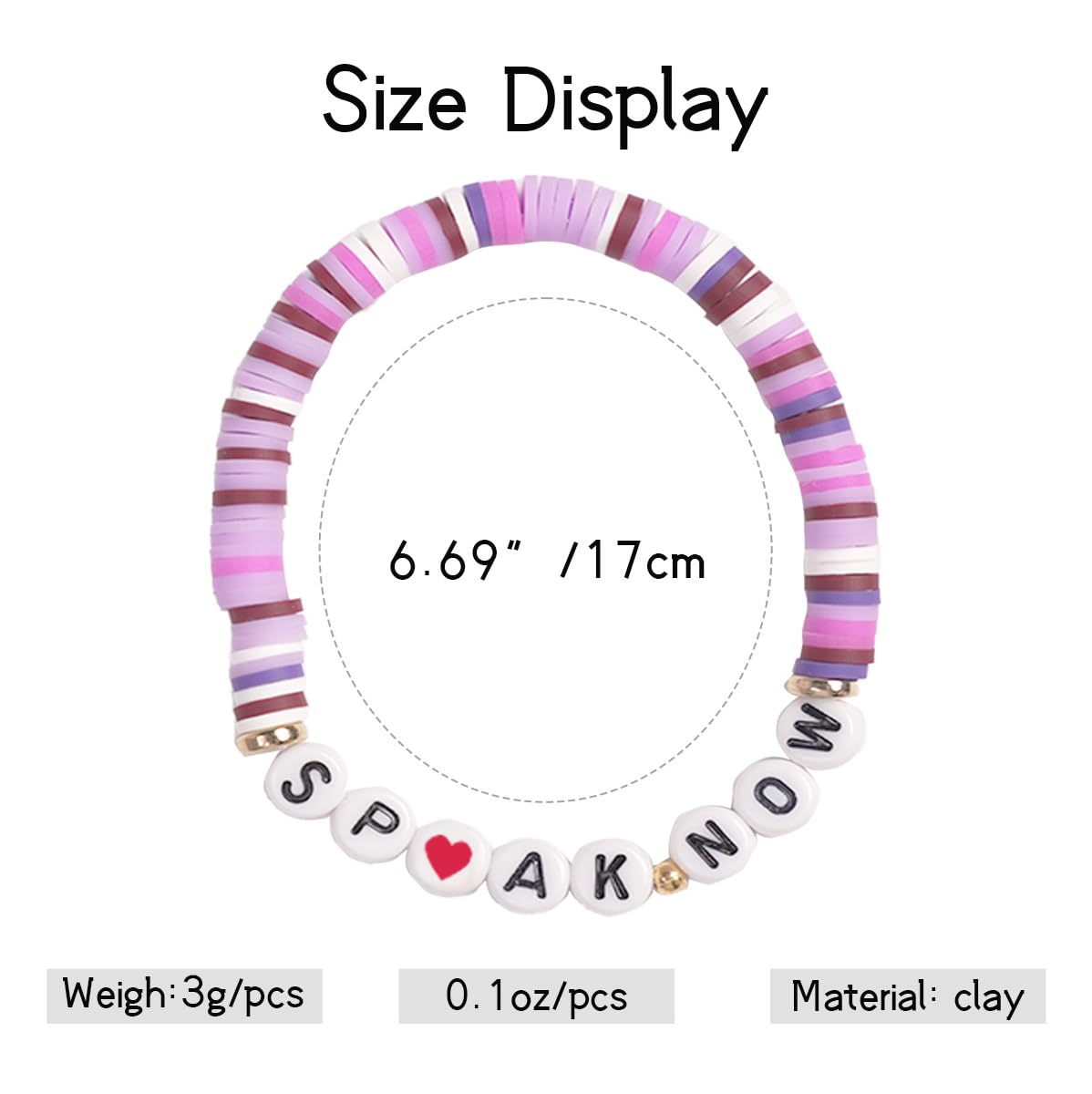 20 Pcs Colorful Clay Bead Friendship Bracelets - Singer Music Inspired Surfer Cute Preppy Bracelet Set for Women, Concert Gifts, Vacation Accessories | Perfect for Music Festivals, Beach Trips and BFF Gifts