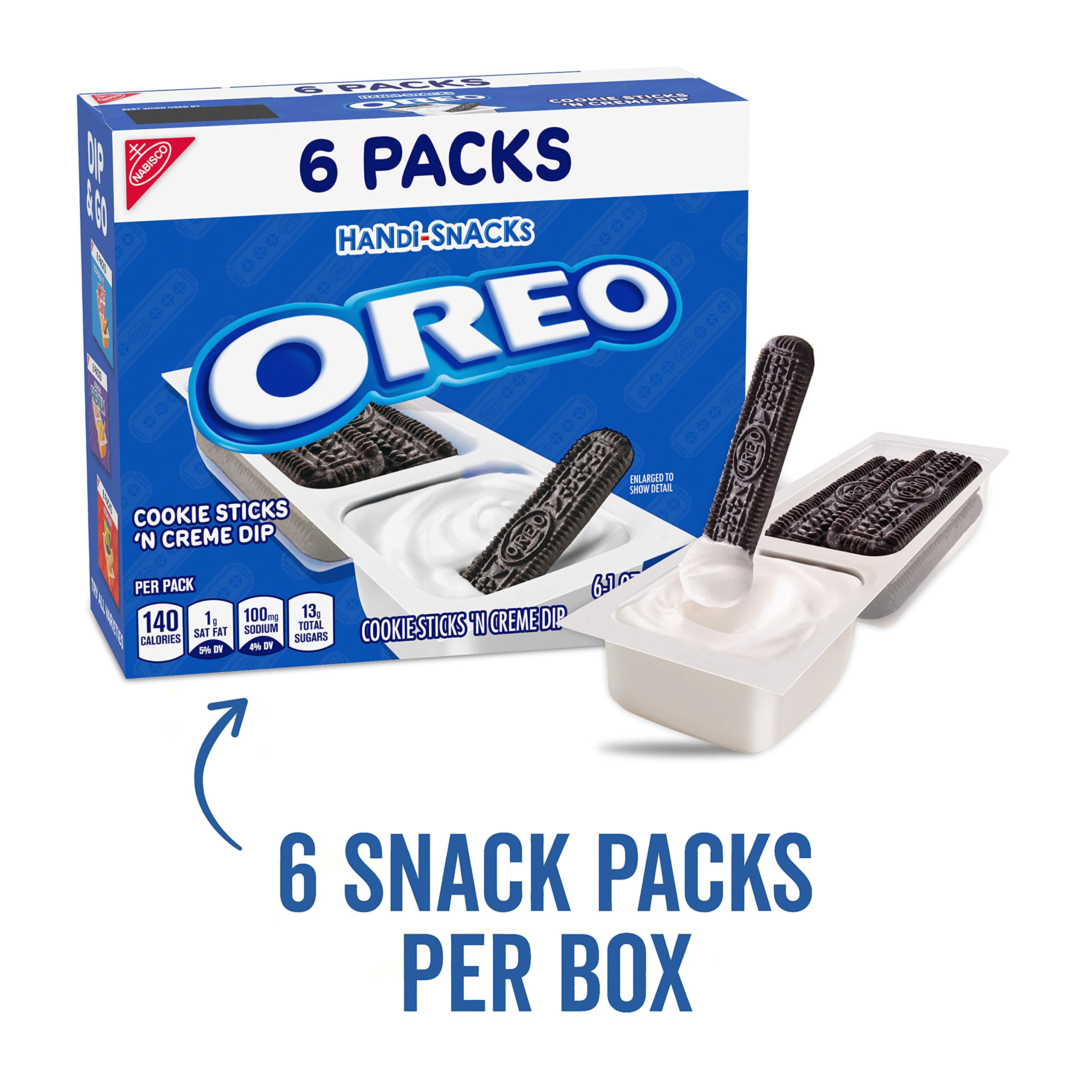 OREO & RITZ Variety Pack Snacks - 30 Individually Wrapped Packs (Assorted Flavors) | Perfect for School Lunches, Office Snacks & On-the-Go Treats