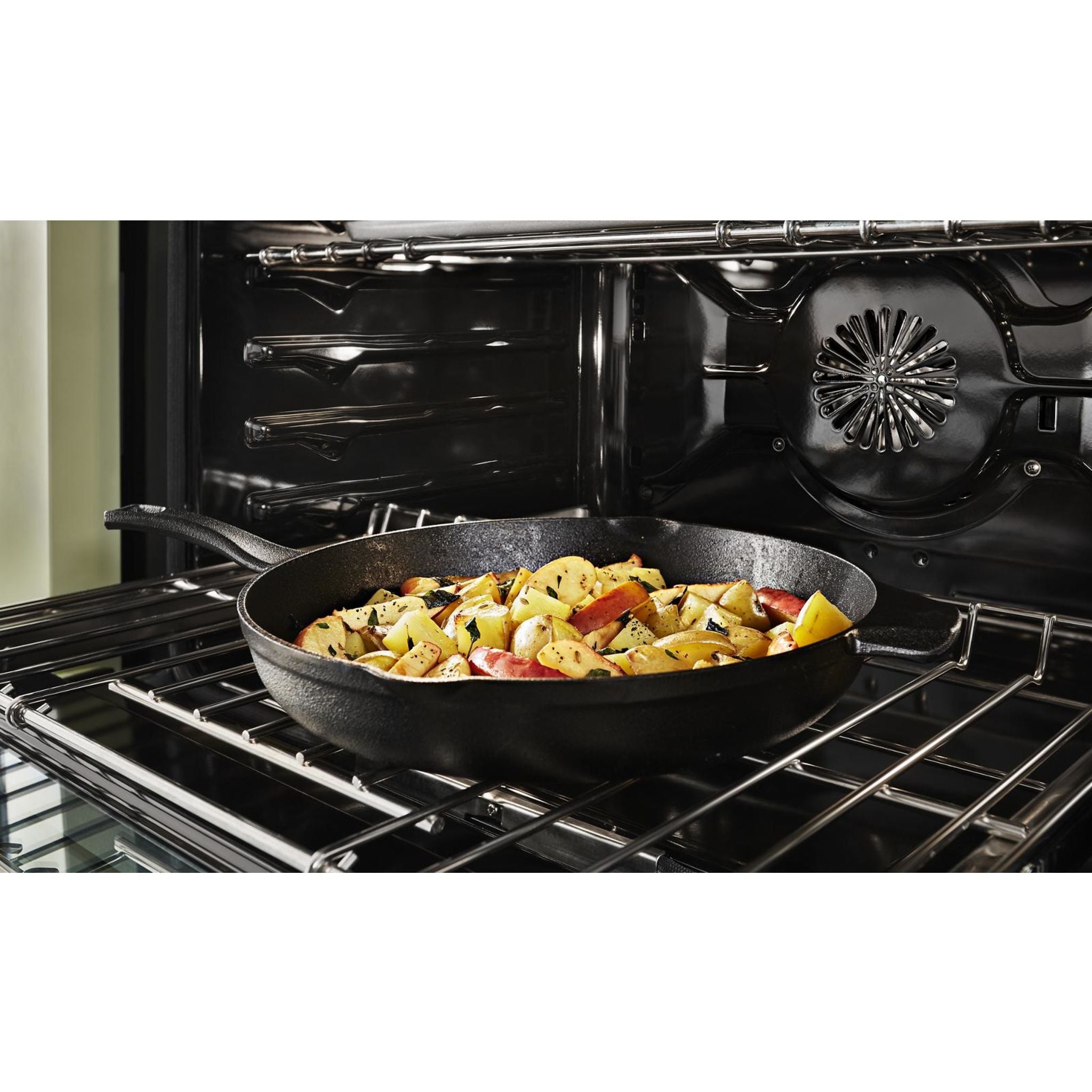 KitchenAid 5.8 cu.ft Gas Range with 5 Burners - Stainless Steel (KFGC558JSS) | Professional Cooking Appliance for Home Chefs | Perfect for Baking, Roasting & Family Meals