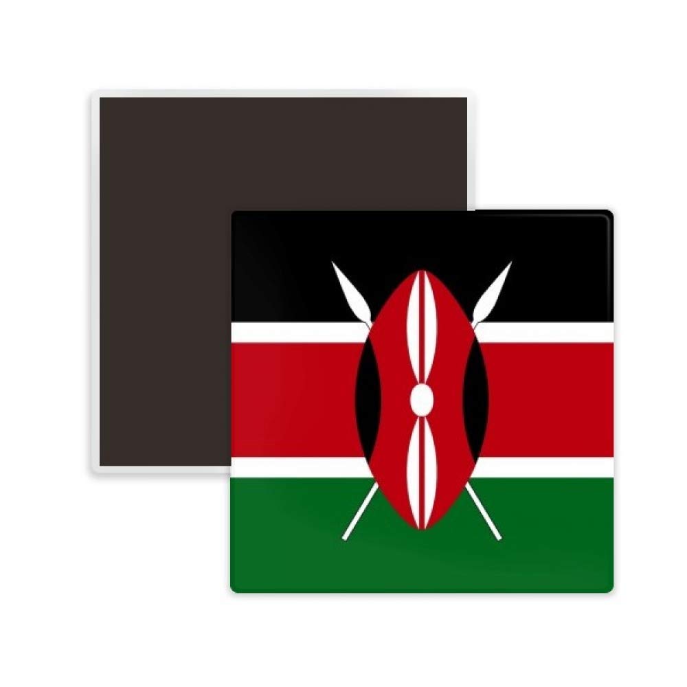 Kenya National Flag Ceramic Fridge Magnet - African Country Souvenir Gift for Travel Lovers, Collectors & Home Decor (Perfect for Refrigerators, Offices & Travel Memories)