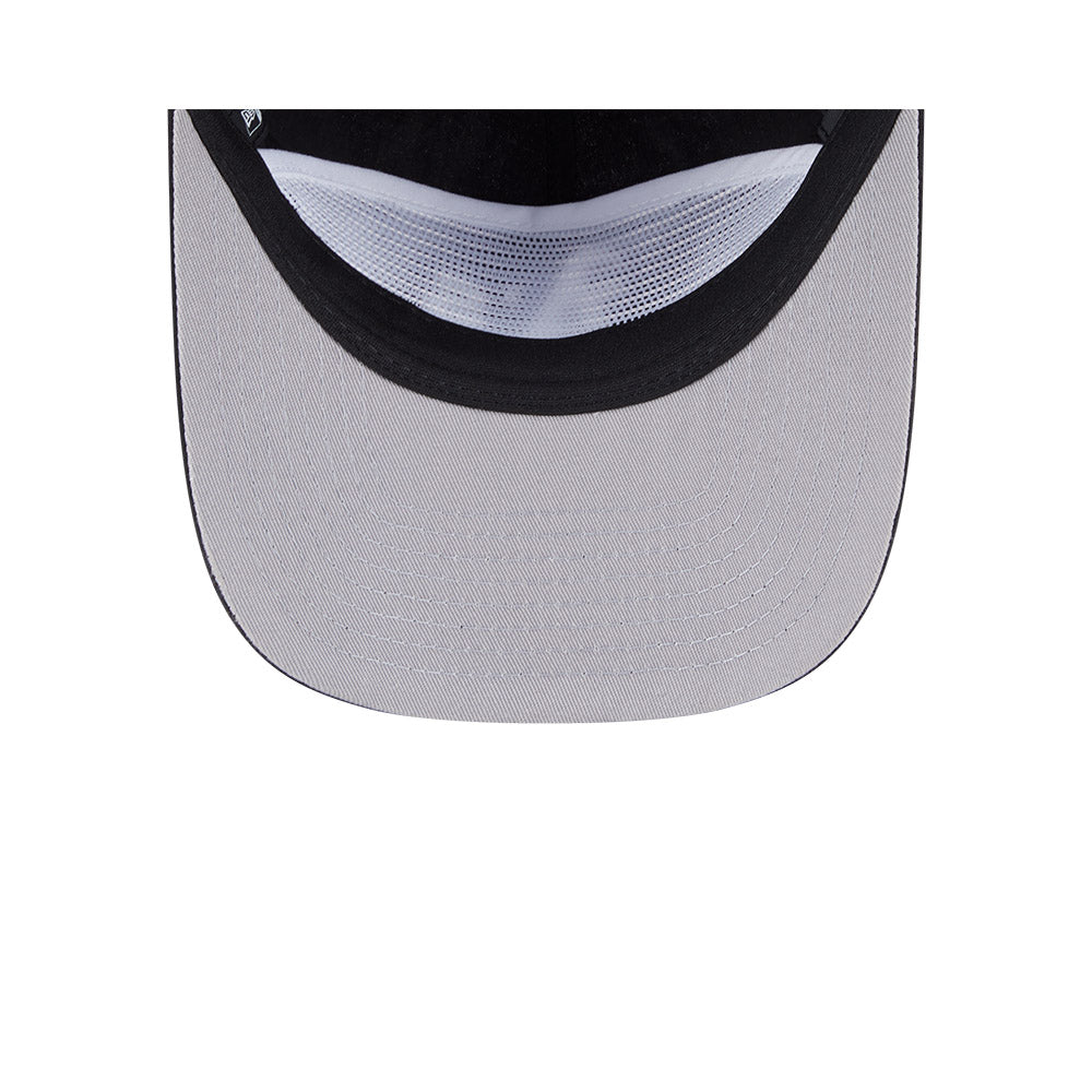 New Era Oakland Athletics Strapback Hat - Black Nylon Golf & Casual Wear for Men & Women | Perfect for Golfing, Outdoor Sports & Everyday Fashion