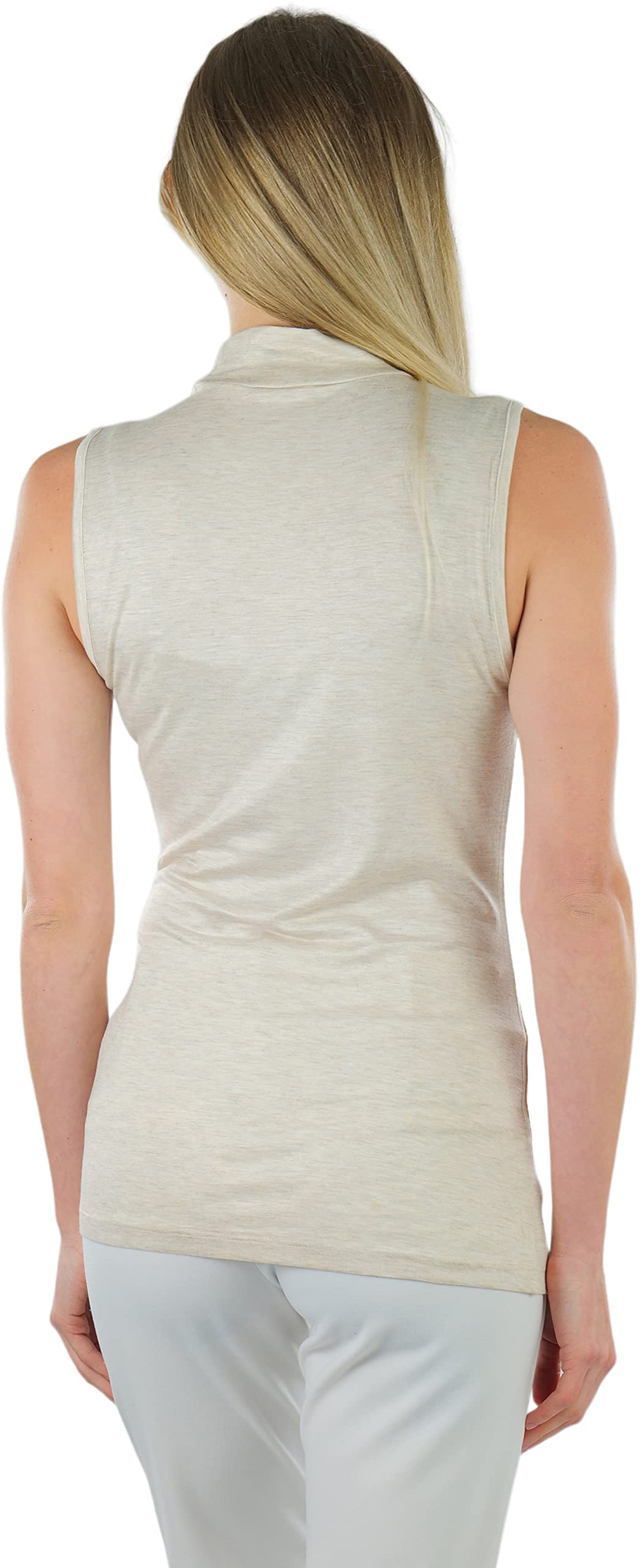 ToBeInStyle Women's Classic Scoop Neck Tank Top - Soft Stretchy Casual Basic Tee for Layering, Workout & Everyday Wear