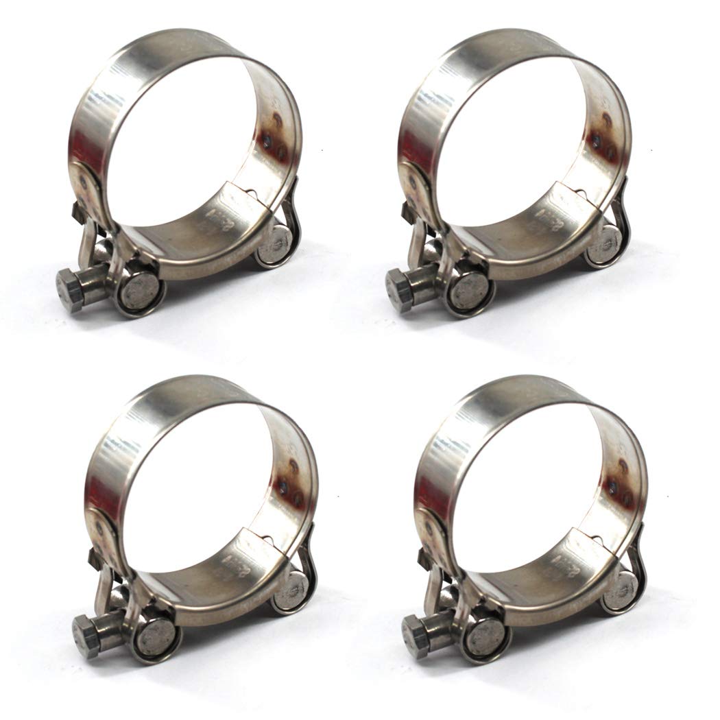 304 Stainless Steel T-Bolt Hose Clamps 26-28mm - Heavy Duty Clamping for Automotive, Marine & Industrial Applications