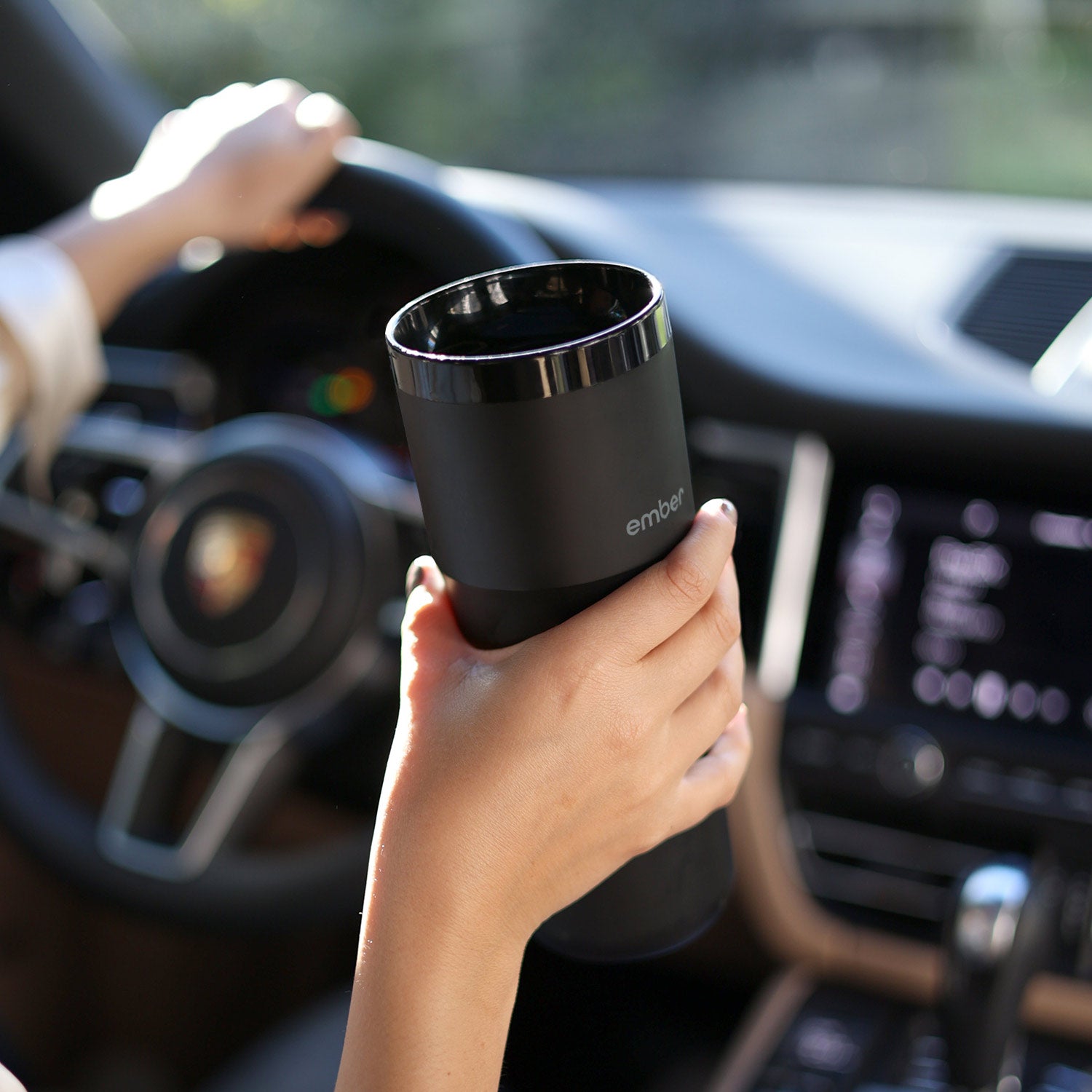 Ember Travel Mug 2+ 12oz Smart Temperature Control Coffee Thermos - Black | Perfect for Commuting, Office & Outdoor Adventures