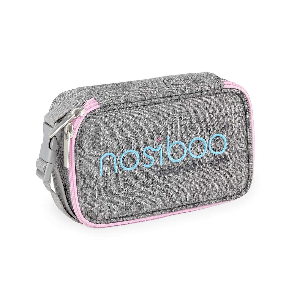 Nosiboo Baby Travel Toiletry Bag - Waterproof Cosmetic Organizer for Diapers, Wipes & Baby Essentials - Perfect for On-the-Go Parents, Airplane Travel & Nursery Storage